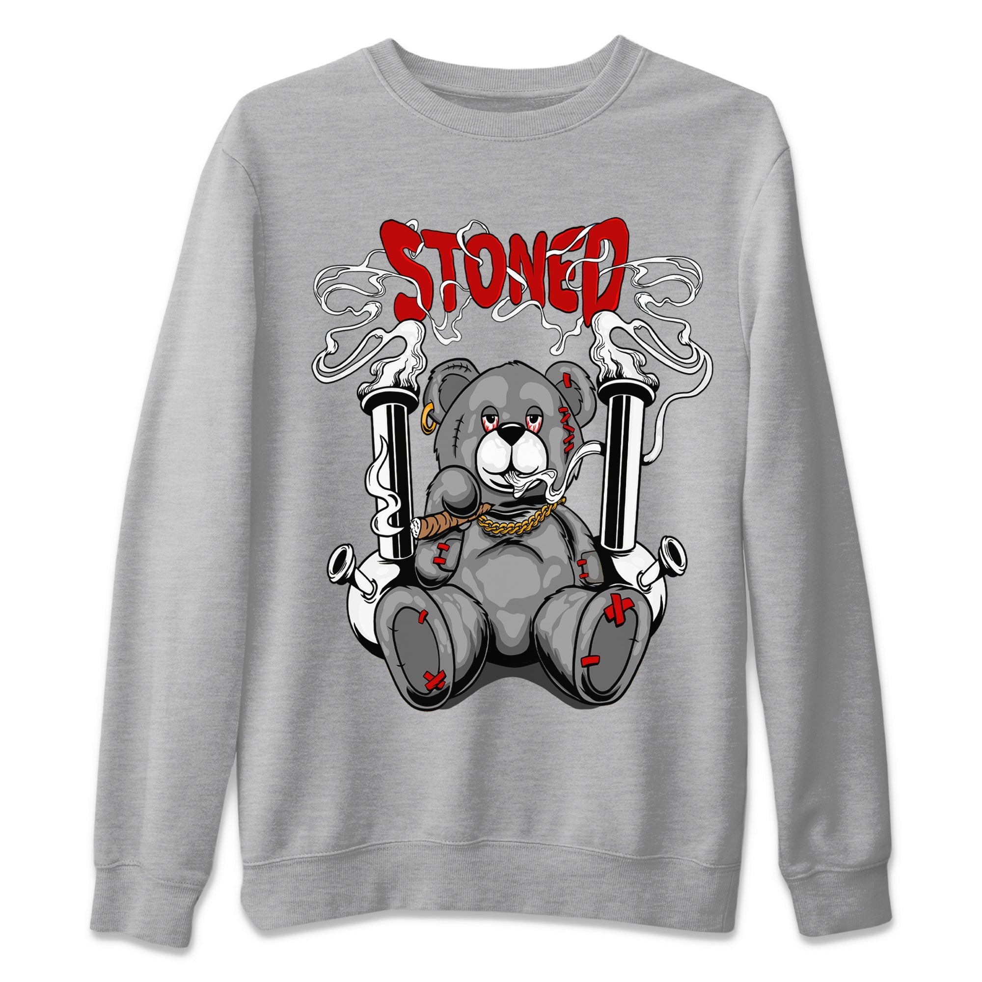 Stoned Bear Unisex Tops - Air Jordan 13 Wolf Grey