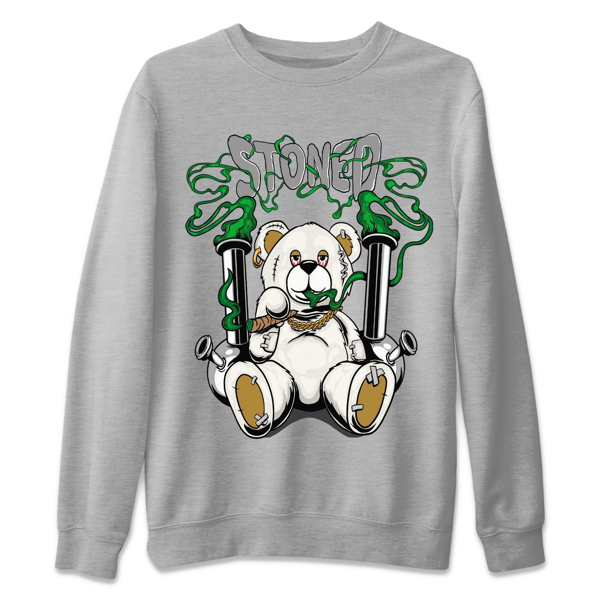 Stoned Bear Unisex Tops - Air Jordan 4 Pine Green SB