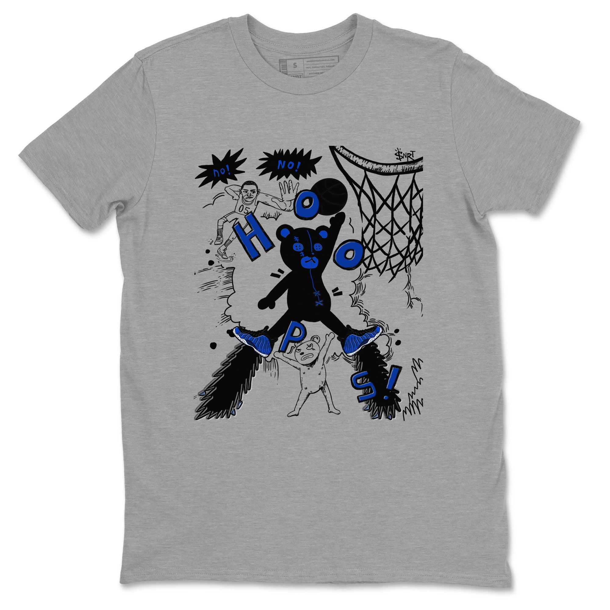 Stop The Bear snkmatch Tees - Air Foamposite One Royal