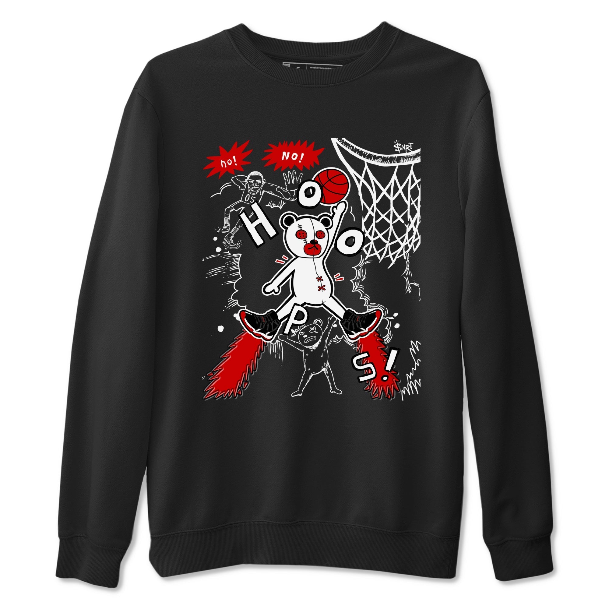 Stop The Bear snkmatch Tees - Air Jordan 11 Bred Velvet
