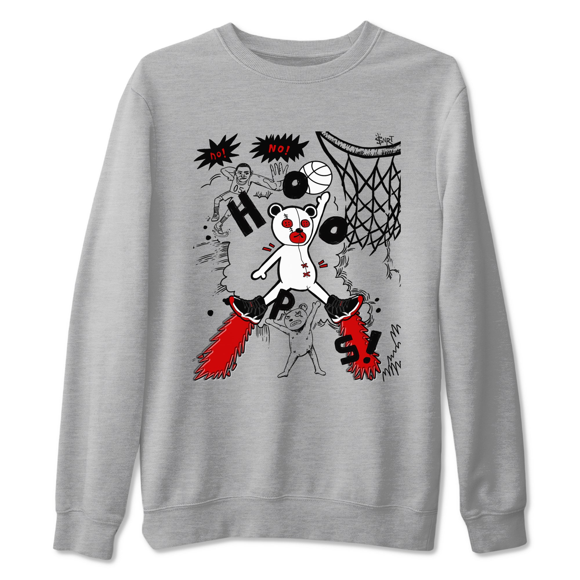 Stop The Bear snkmatch Tees - Air Jordan 11 Bred Velvet
