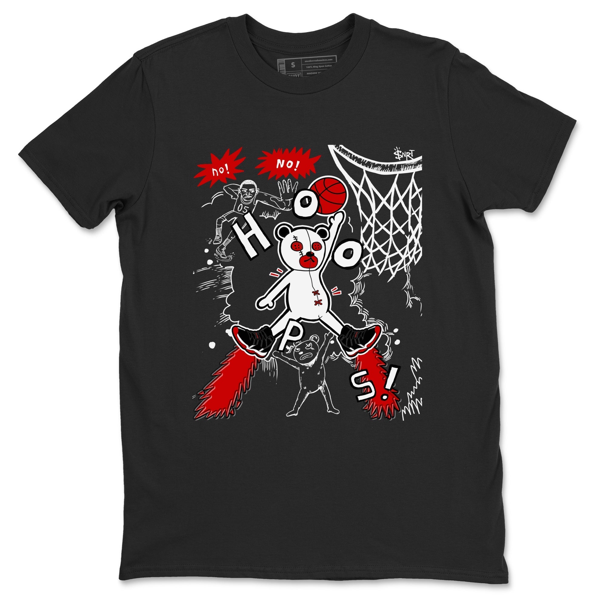 Stop The Bear snkmatch Tees - Air Jordan 11 Bred Velvet
