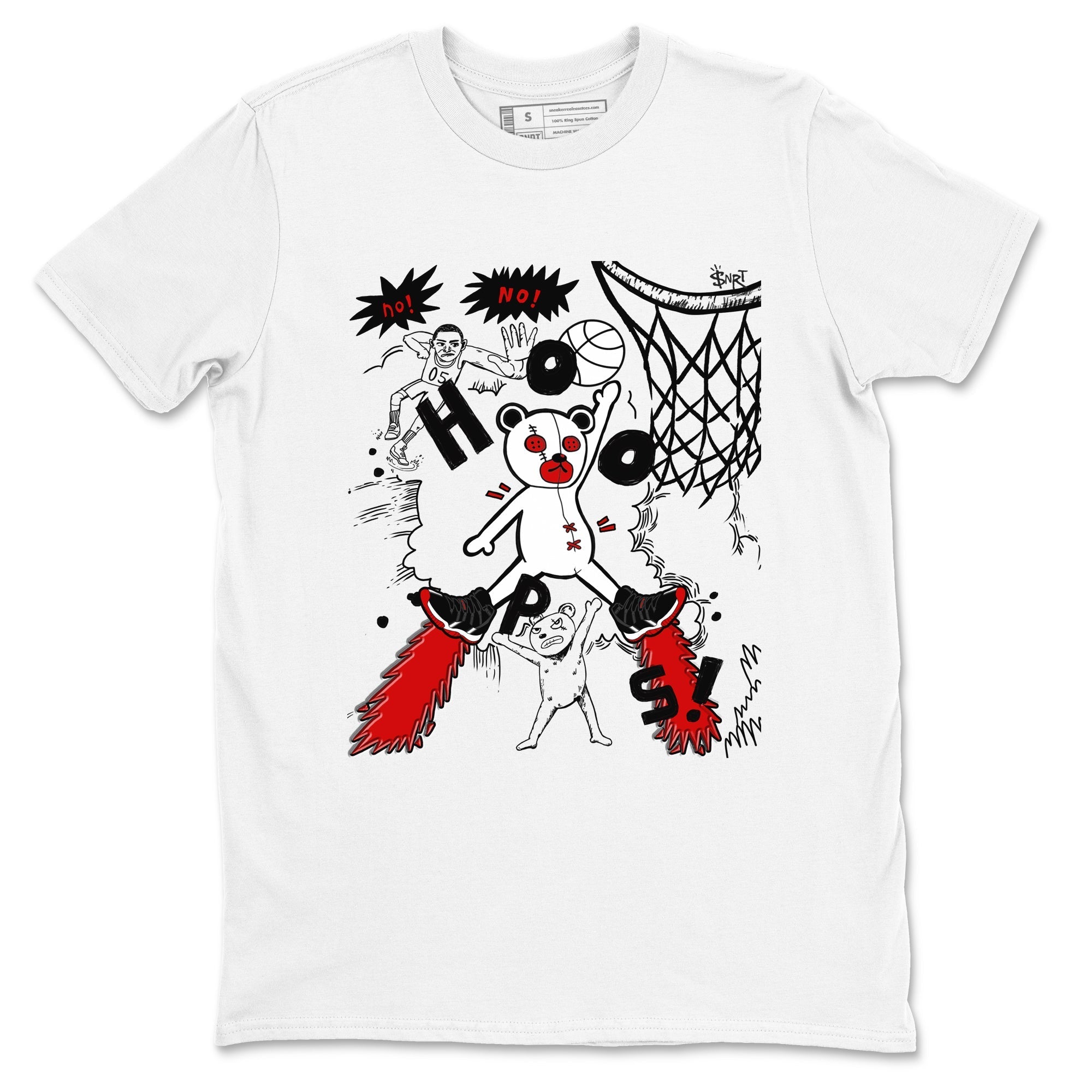 Stop The Bear snkmatch Tees - Air Jordan 11 Bred Velvet