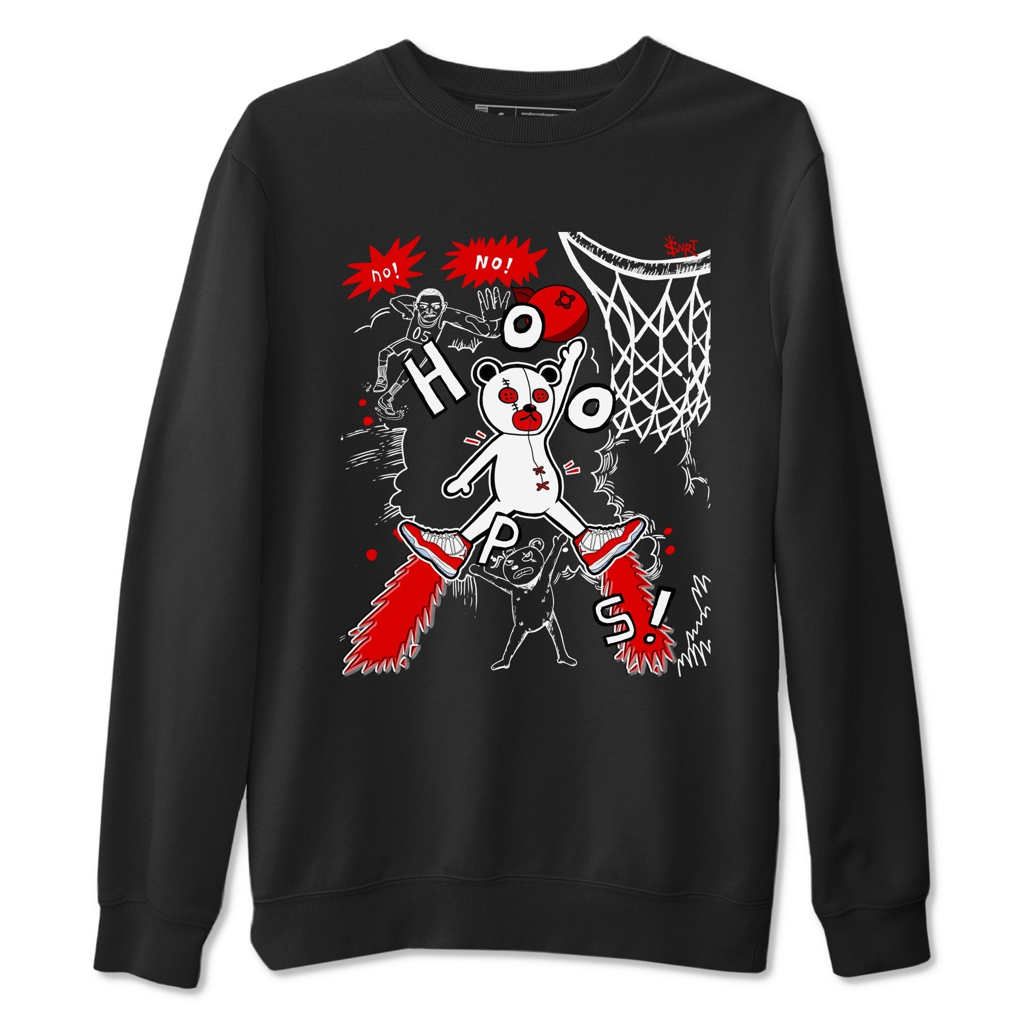 Stop The Bear snkmatch Tees - Air Jordan 11 Cherry