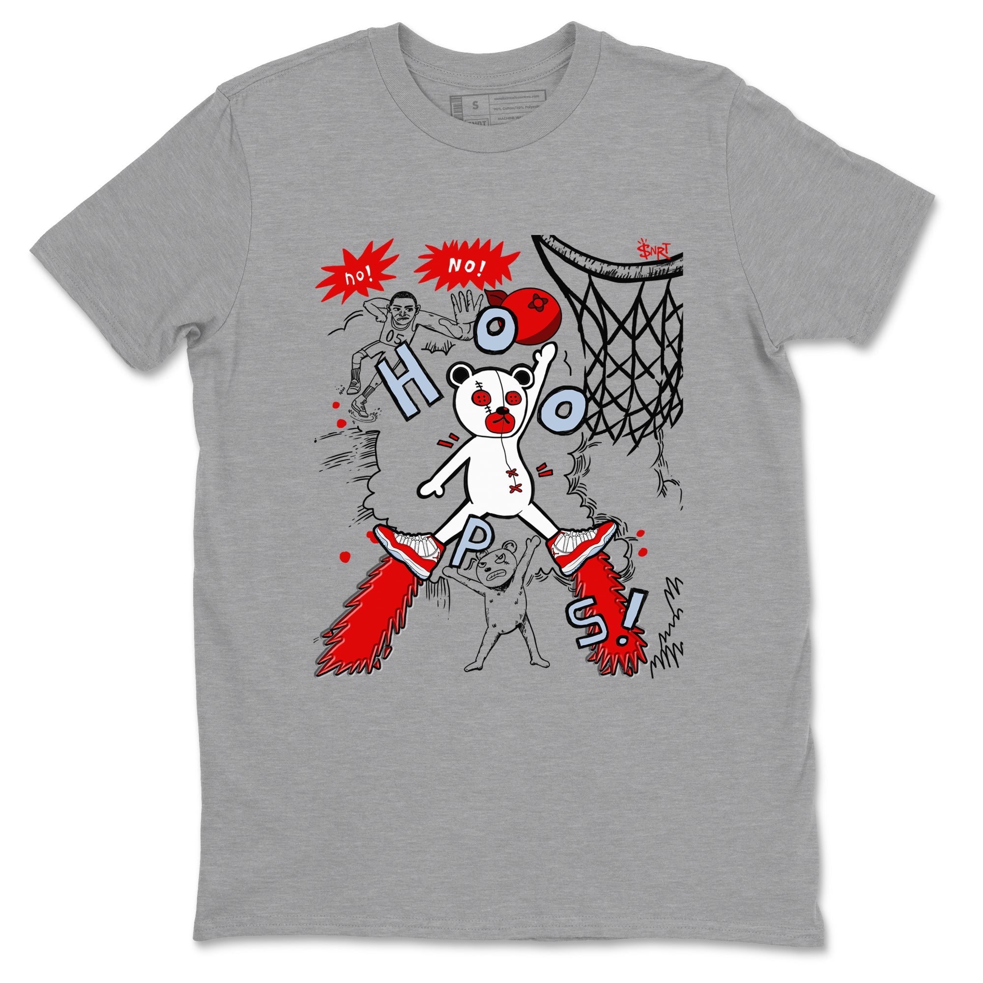 Stop The Bear snkmatch Tees - Air Jordan 11 Cherry