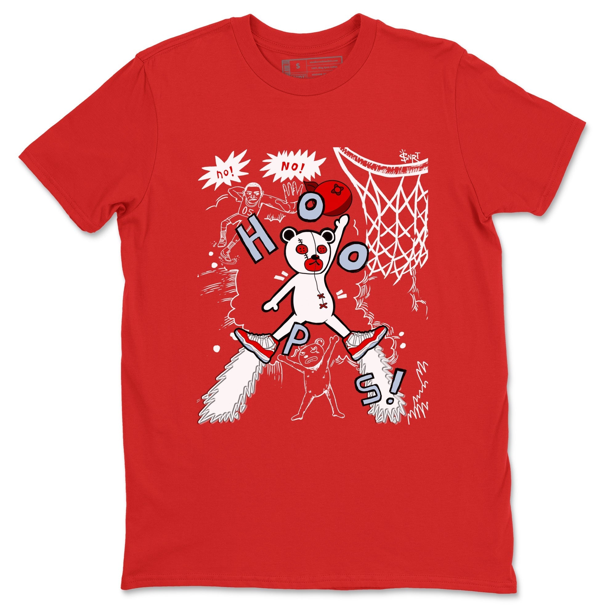 Stop The Bear snkmatch Tees - Air Jordan 11 Cherry