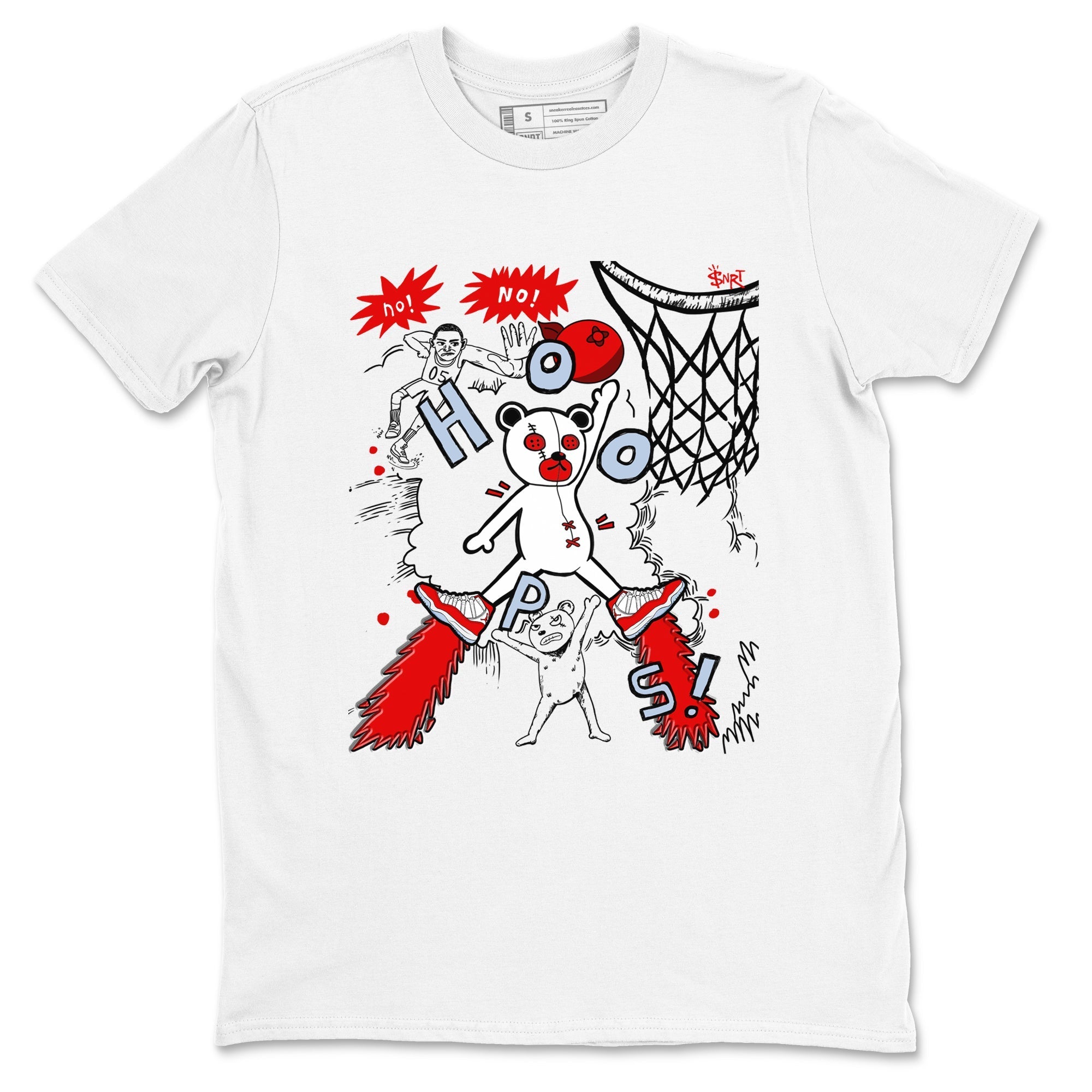 Stop The Bear snkmatch Tees - Air Jordan 11 Cherry