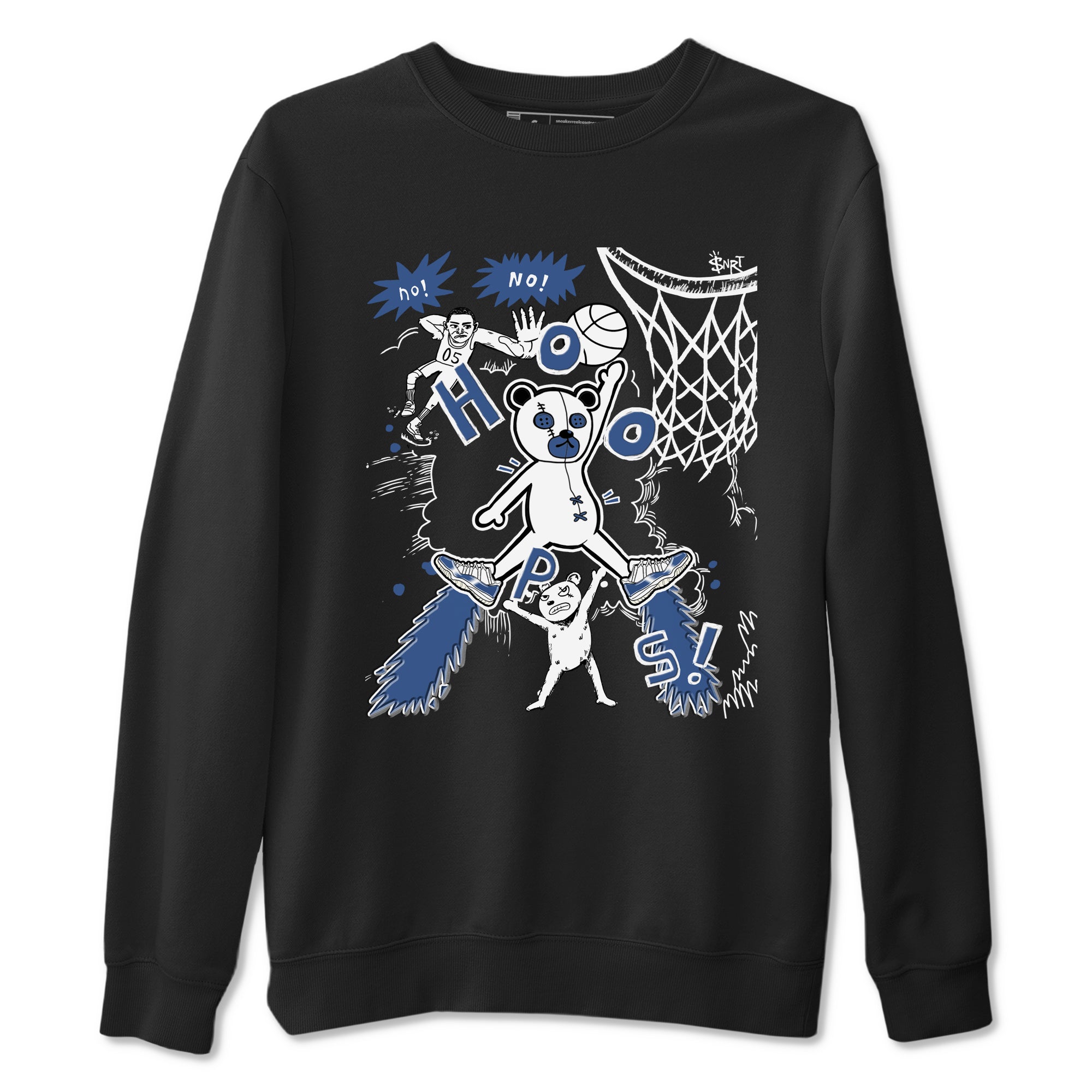 Stop The Bear snkmatch Tees - Air Jordan 11 Diffused Blue