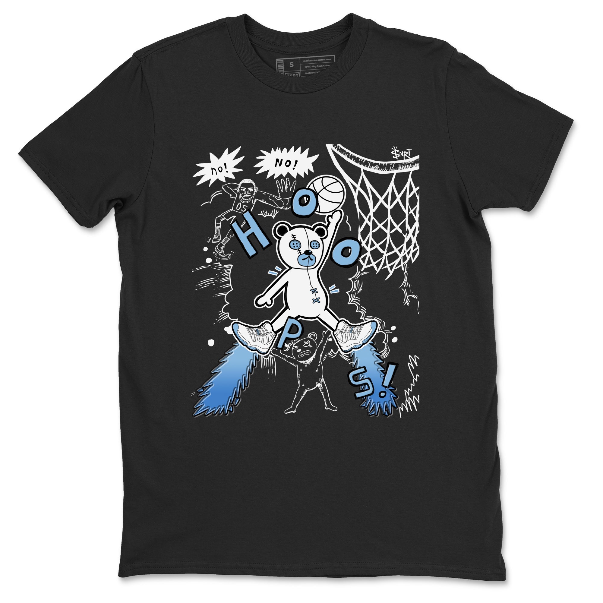 Stop The Bear snkmatch Tees - Air Jordan 11 Legend Blue