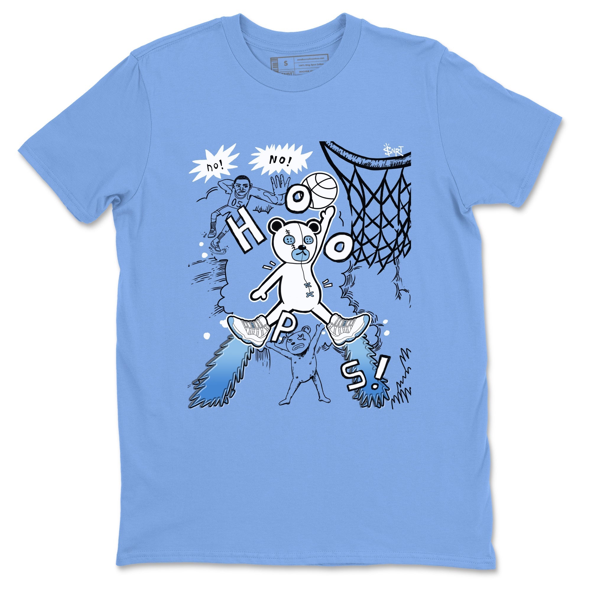 Stop The Bear snkmatch Tees - Air Jordan 11 Legend Blue
