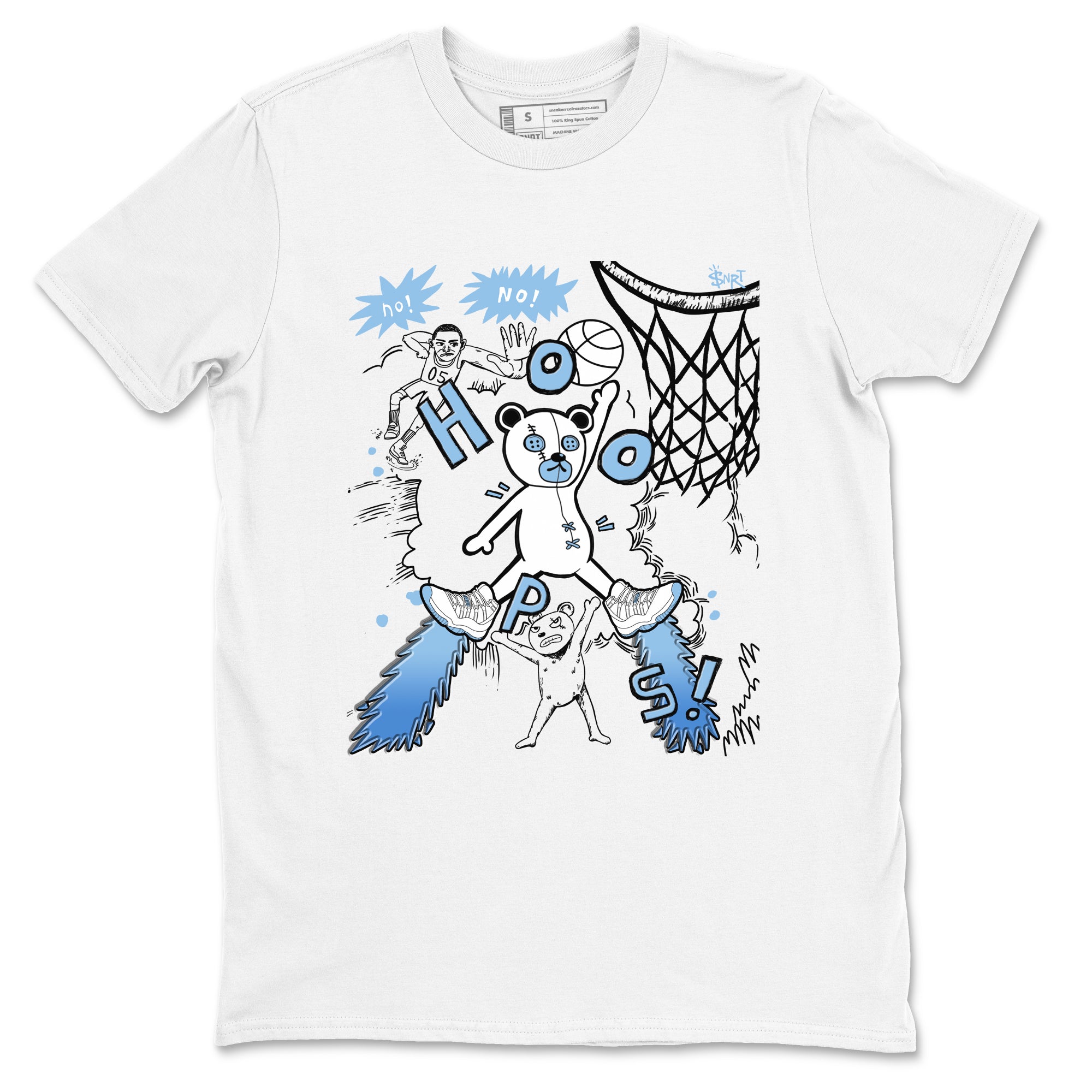 Stop The Bear snkmatch Tees - Air Jordan 11 Legend Blue
