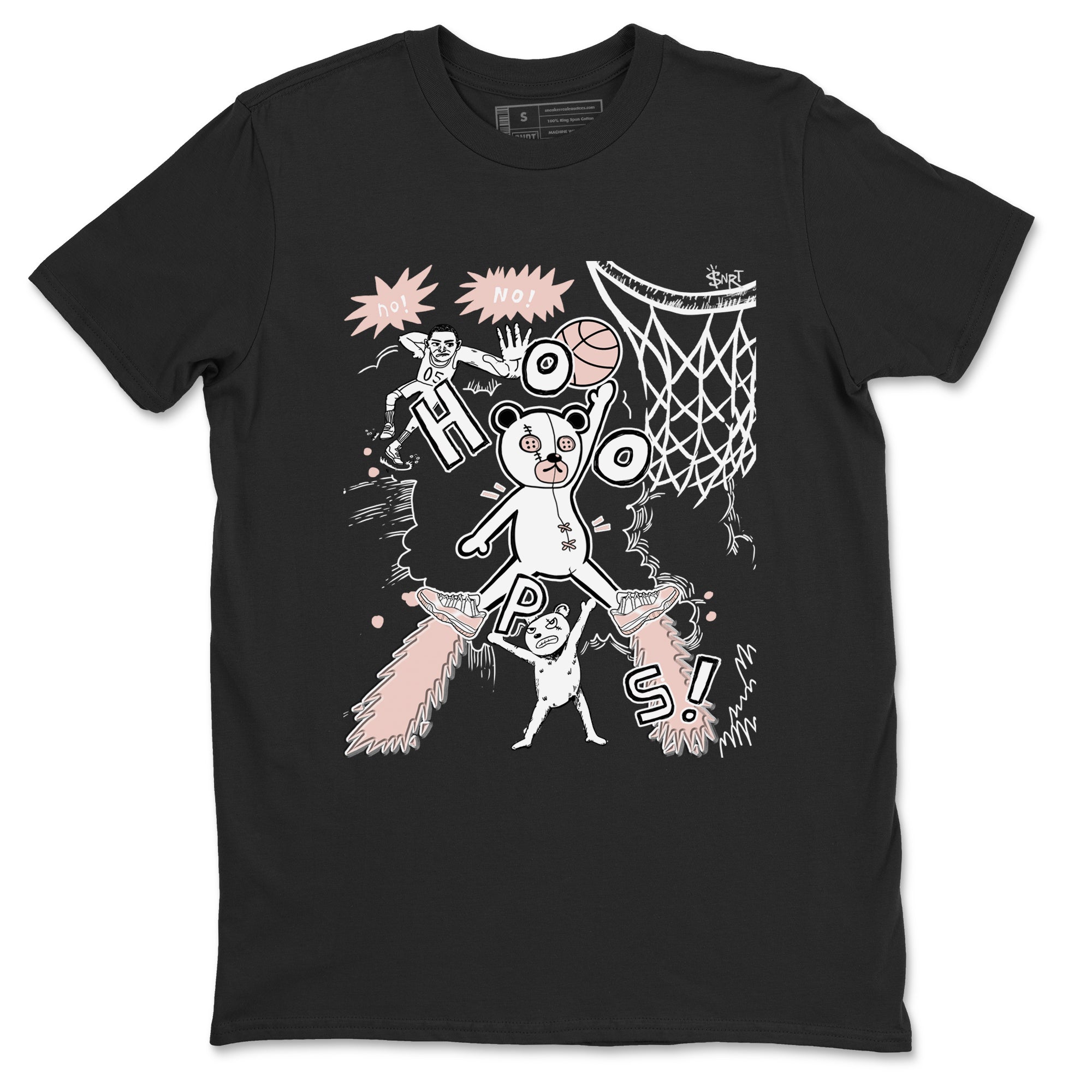 Stop The Bear snkmatch Tees - Air Jordan 11 Legend Pink