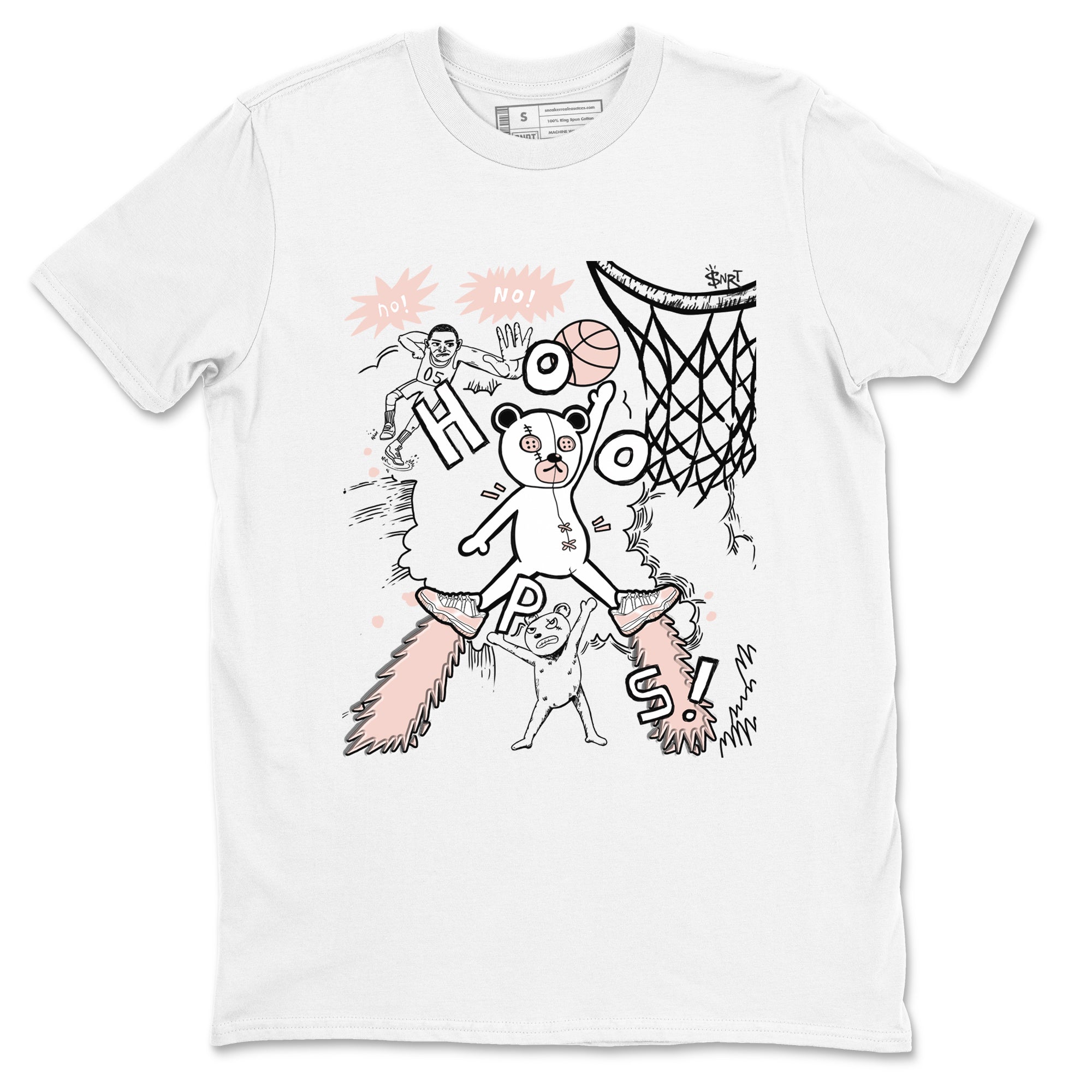 Stop The Bear snkmatch Tees - Air Jordan 11 Legend Pink