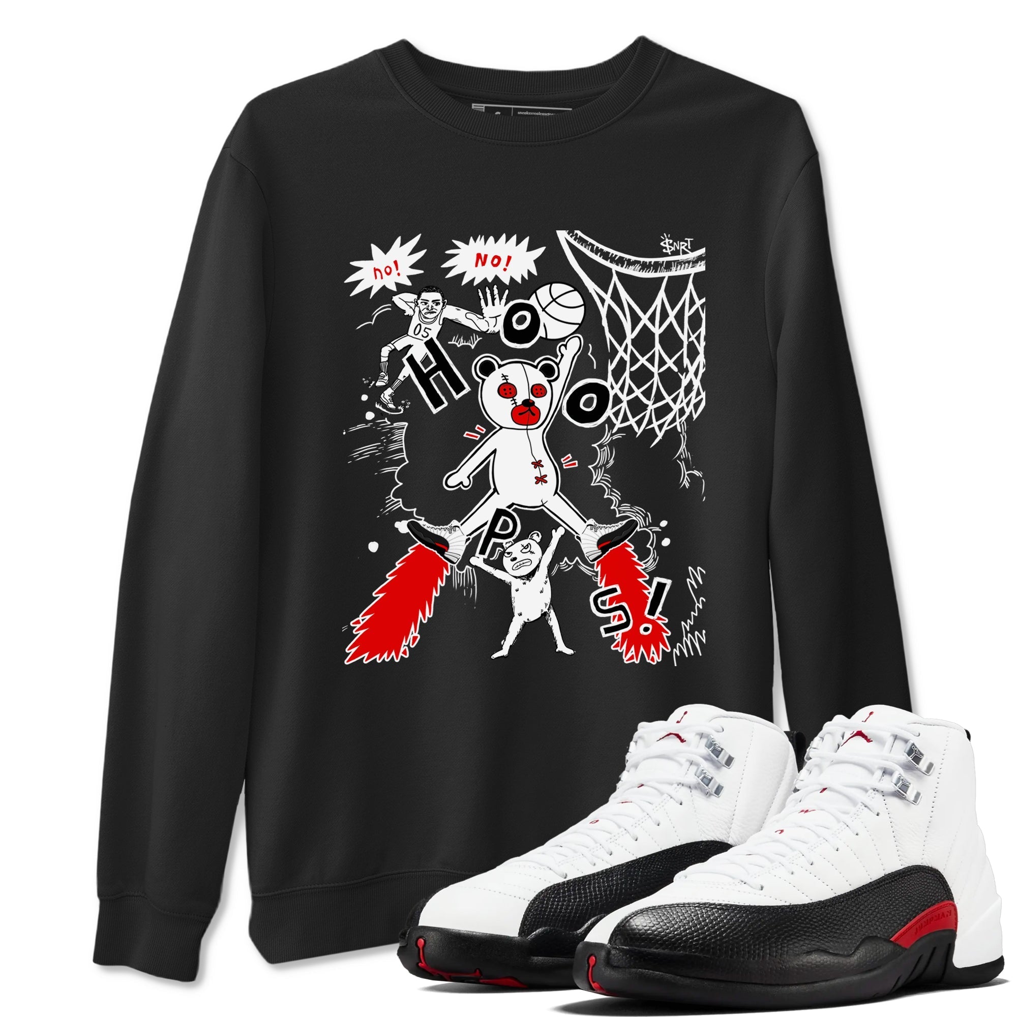 Stop The Bear snkmatch Tees - Air Jordan 12 Taxi Flip