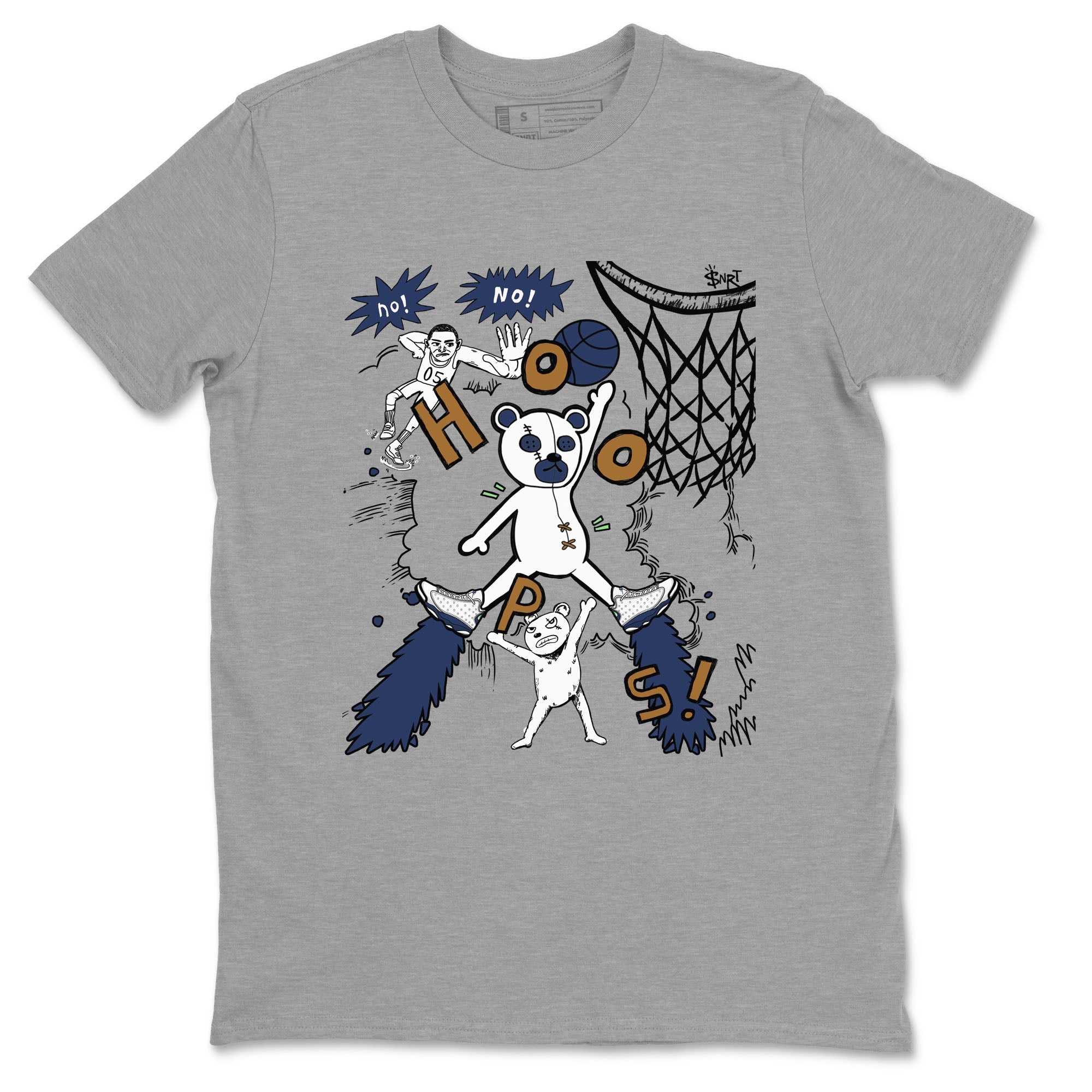 Stop The Bear snkmatch Tees - Air Jordan 13 Midnight Navy