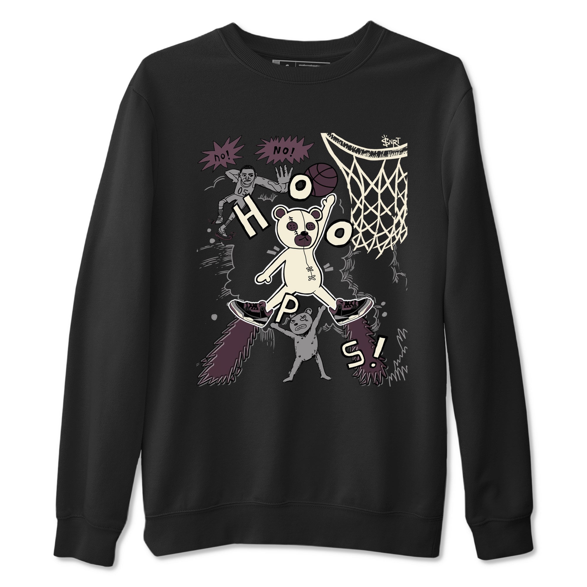 Stop The Bear snkmatch Tees - Air Jordan 3 A Ma Maniere x Black