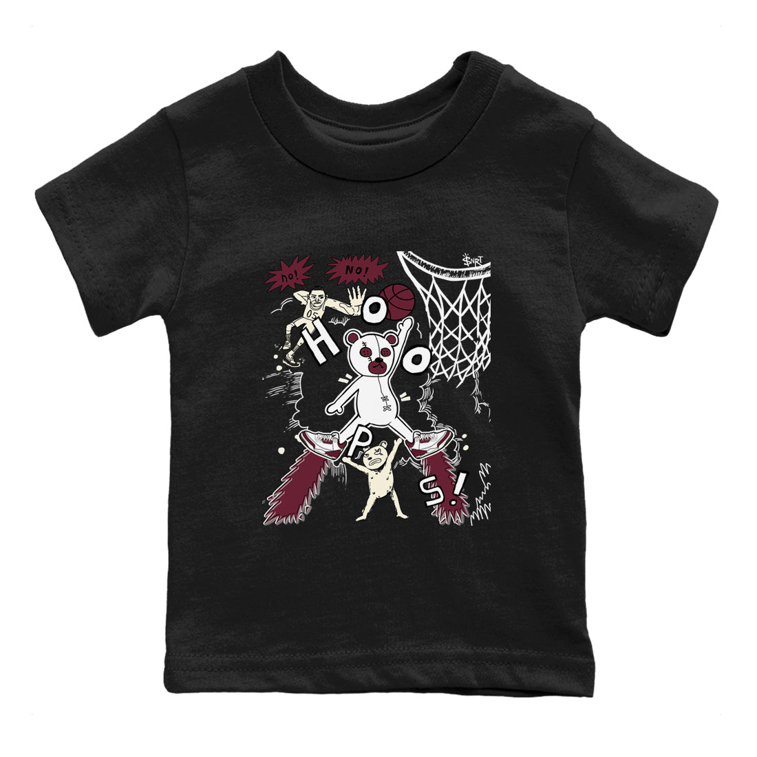 Stop The Bear snkmatch Tees Kids - Air Jordan 3 A Ma Maniere x Burgundy Crush