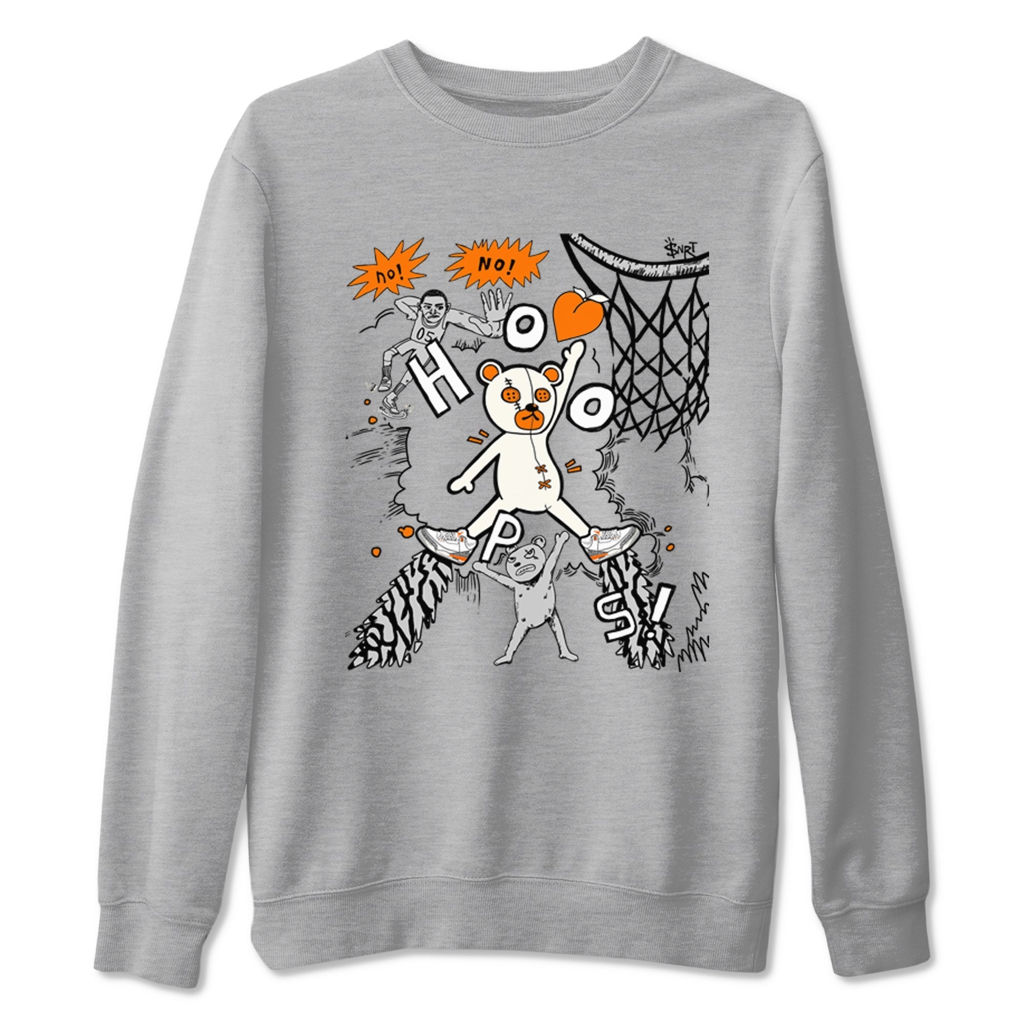 Stop The Bear snkmatch Tees - Air Jordan 3 Georgia Peach