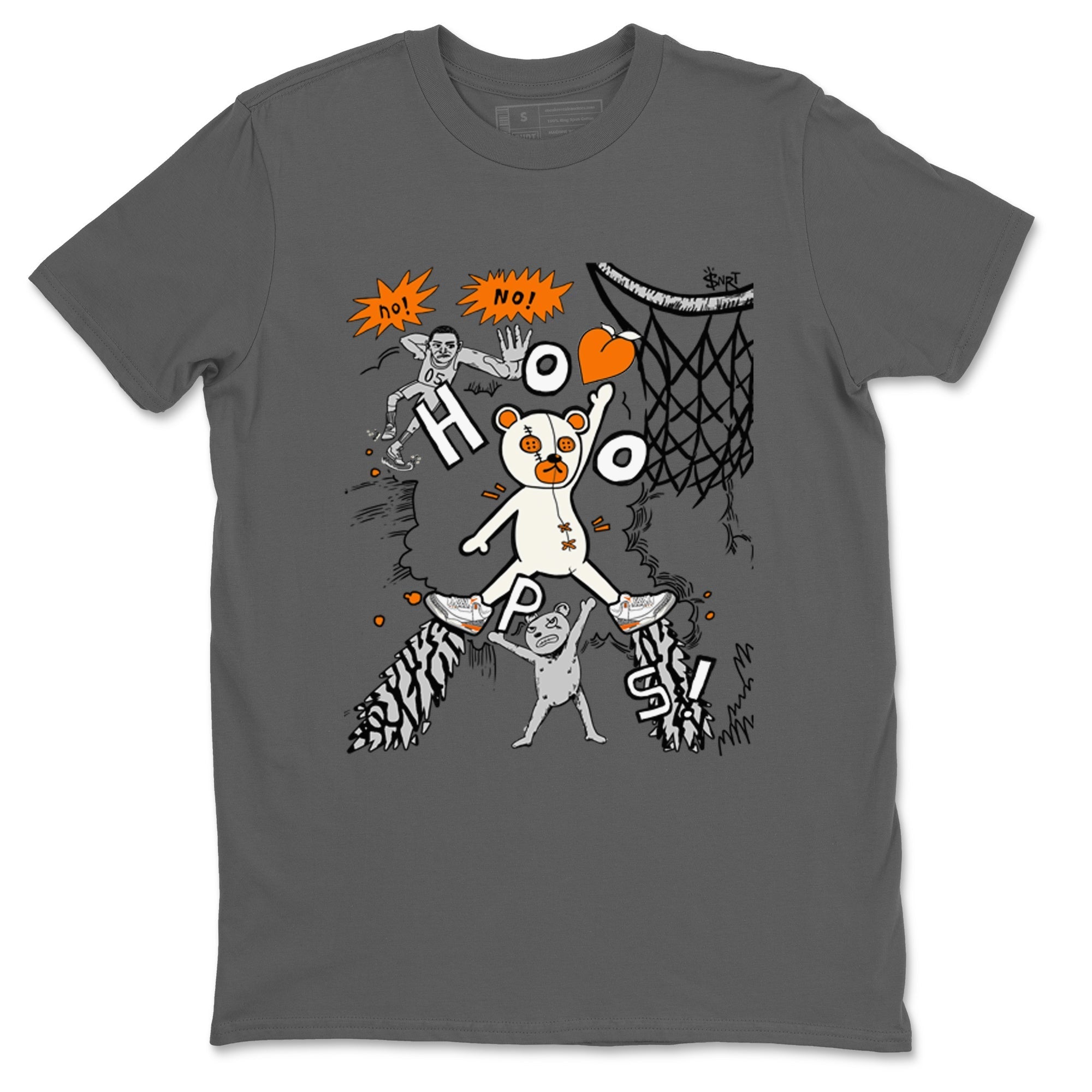 Stop The Bear snkmatch Tees - Air Jordan 3 Georgia Peach