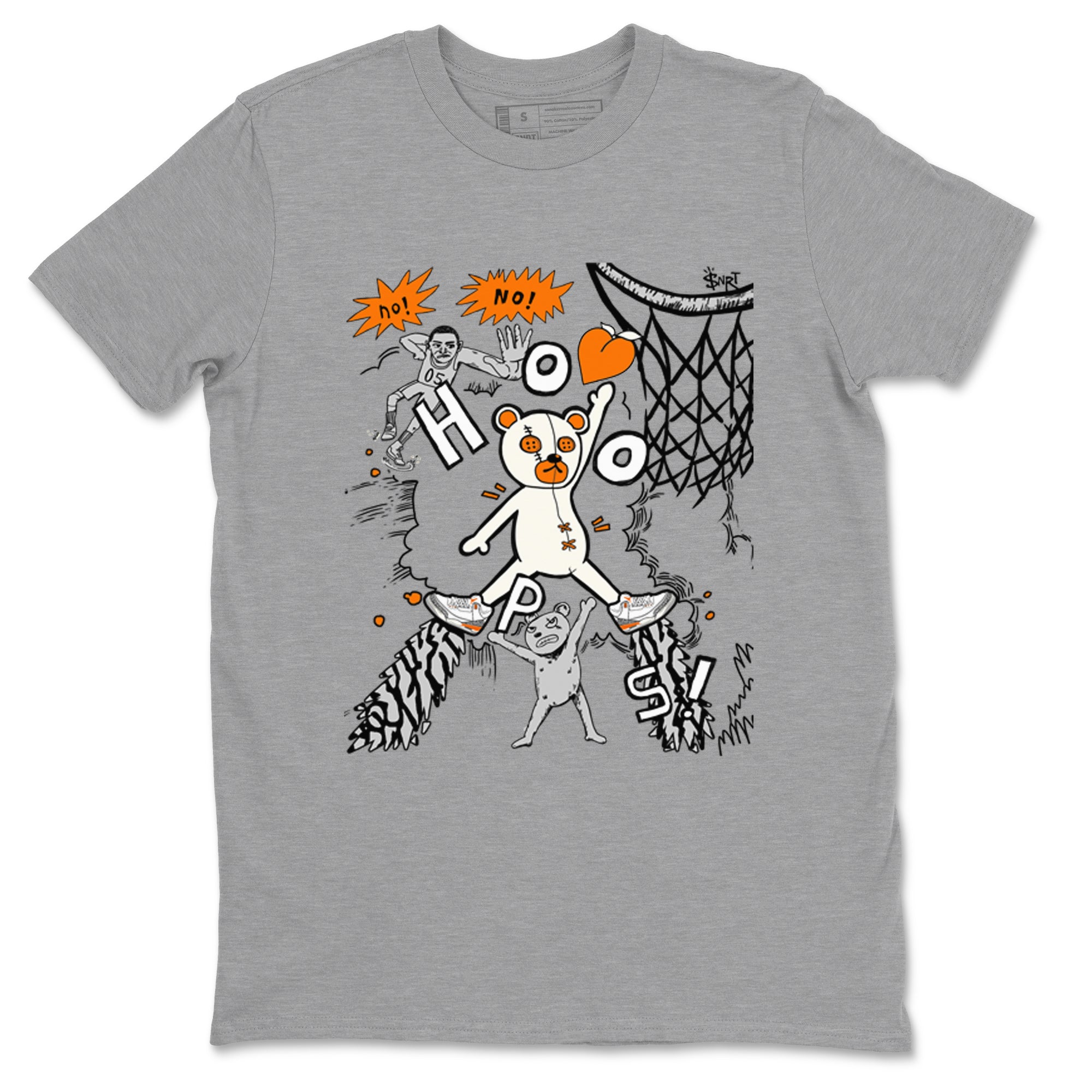 Stop The Bear snkmatch Tees - Air Jordan 3 Georgia Peach