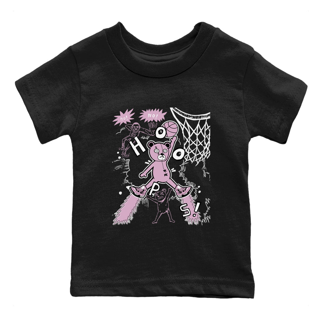 Stop The Bear snkmatch Tees Kids - Air Jordan 4 Orchid