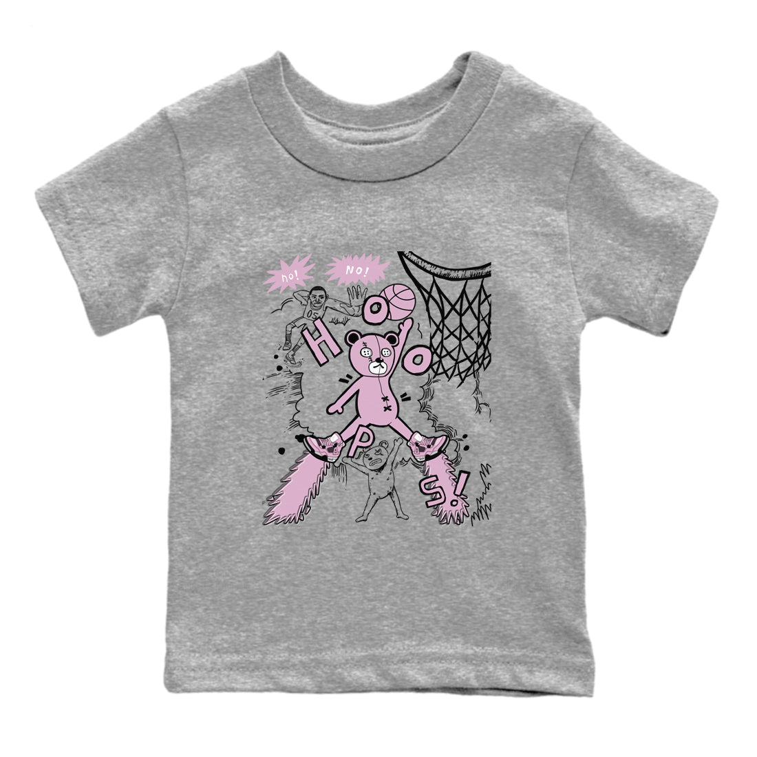 Stop The Bear snkmatch Tees Kids - Air Jordan 4 Orchid