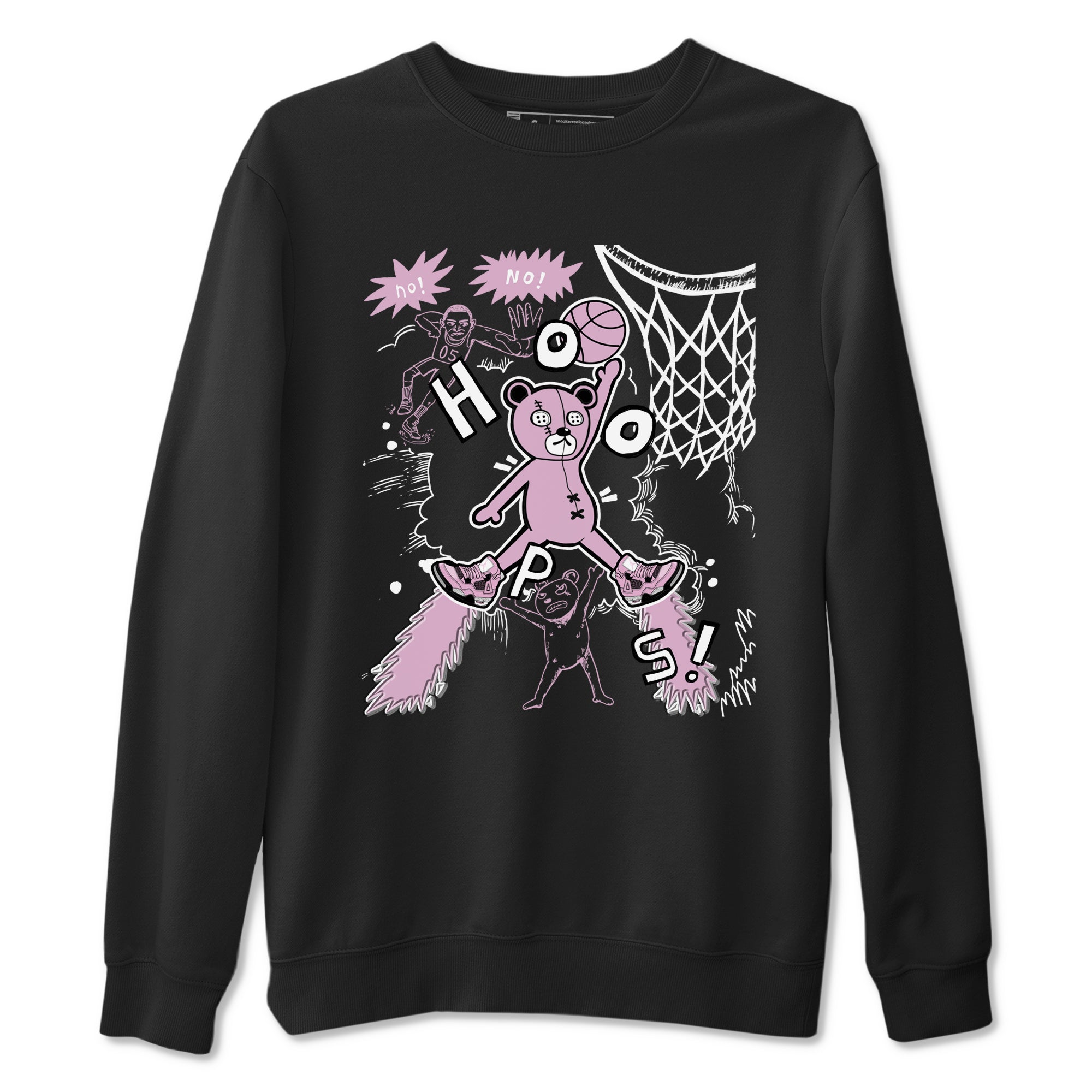 Stop The Bear snkmatch Tees - Air Jordan 4 Orchid