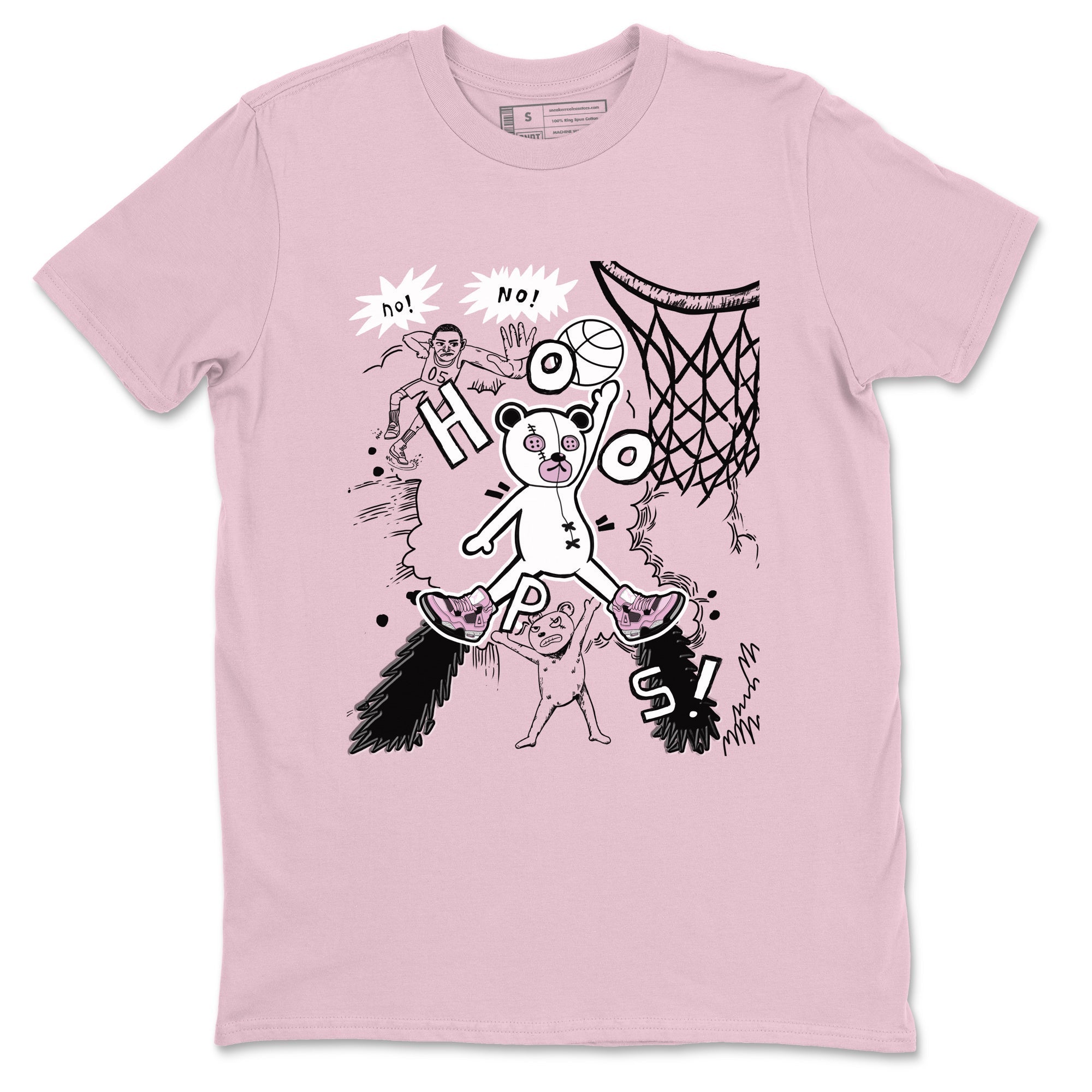 Stop The Bear snkmatch Tees - Air Jordan 4 Orchid