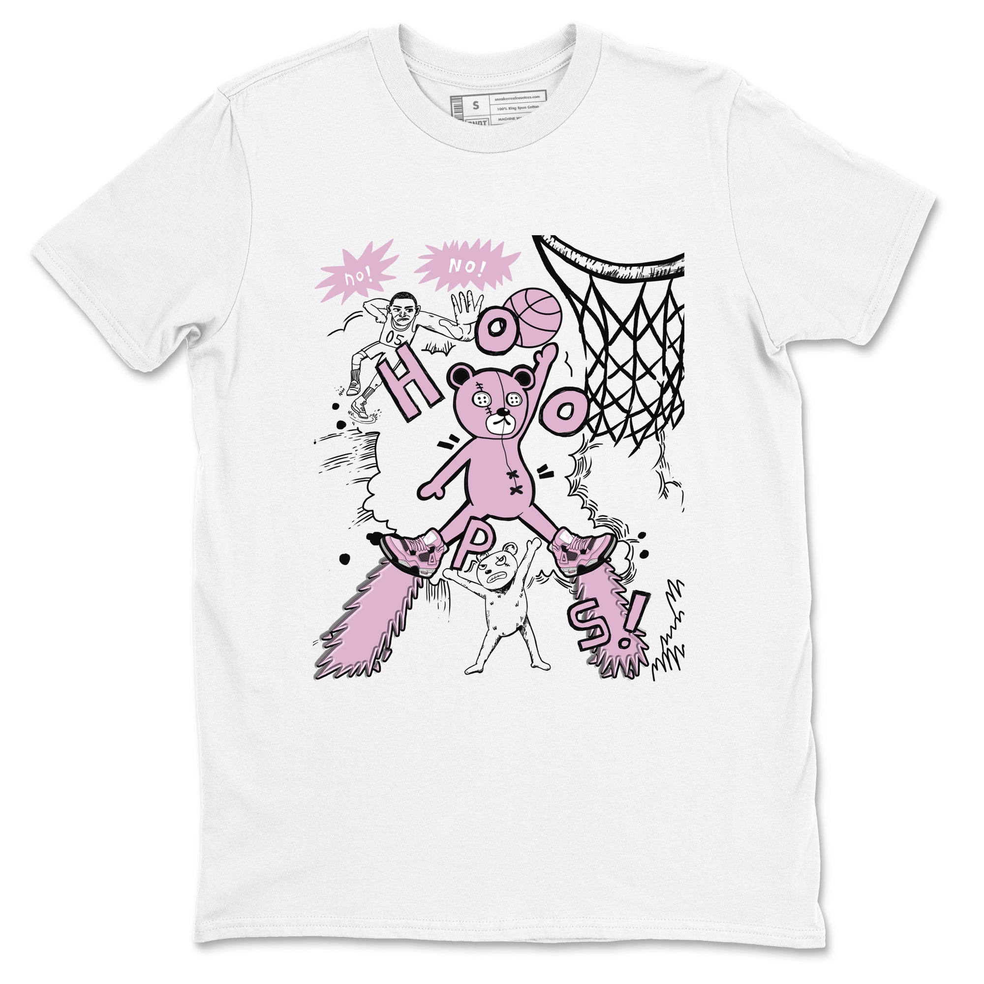 Stop The Bear snkmatch Tees - Air Jordan 4 Orchid