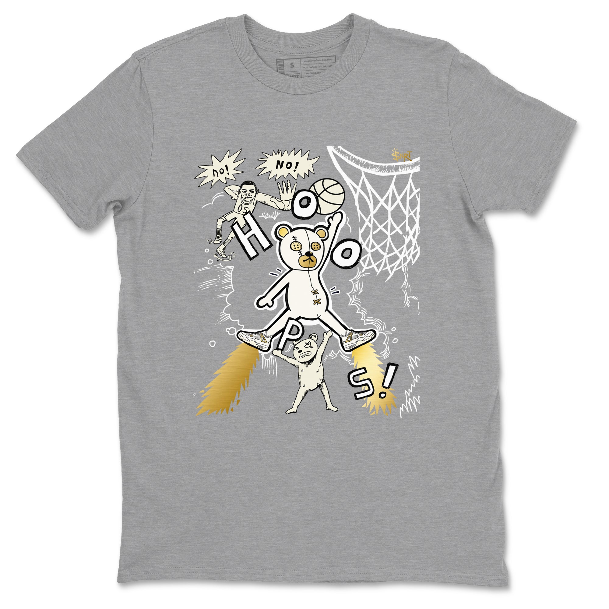 Stop The Bear snkmatch Tees - Air Jordan 4 Sail 2024