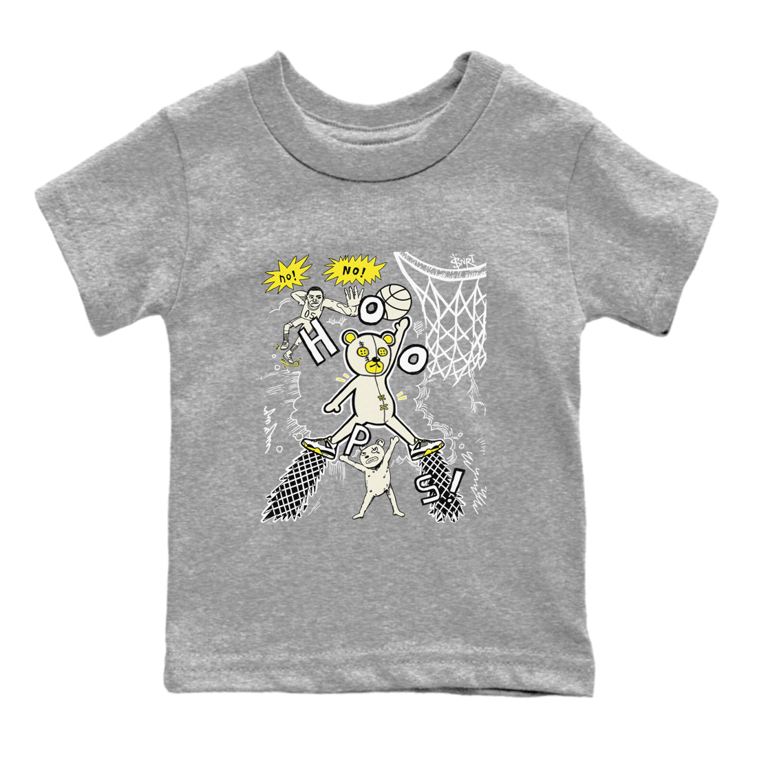Stop The Bear snkmatch Tees Kids - Air Jordan 4 Vivid Sulfur
