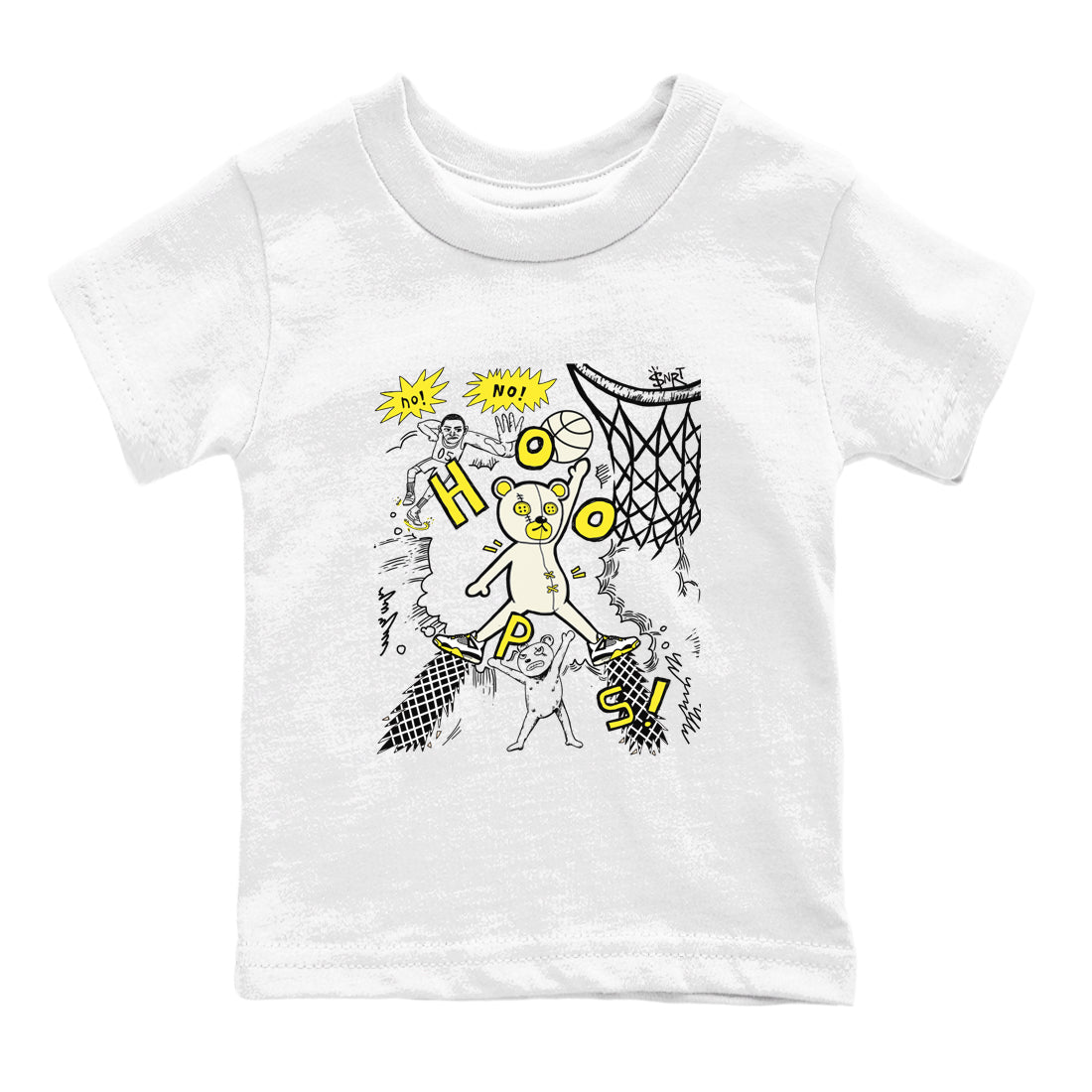 Stop The Bear snkmatch Tees Kids - Air Jordan 4 Vivid Sulfur