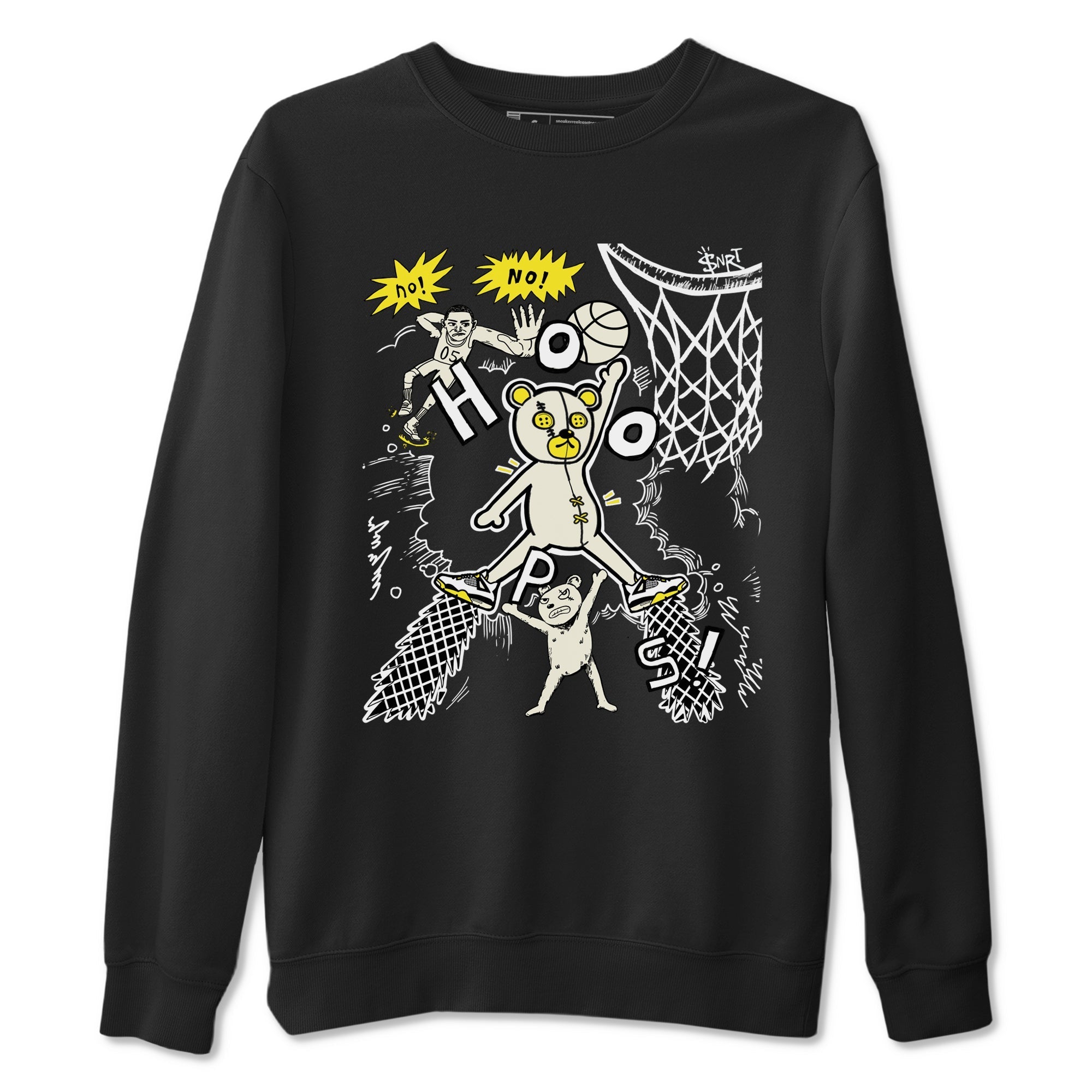 Stop The Bear snkmatch Tees - Air Jordan 4 Vivid Sulfur