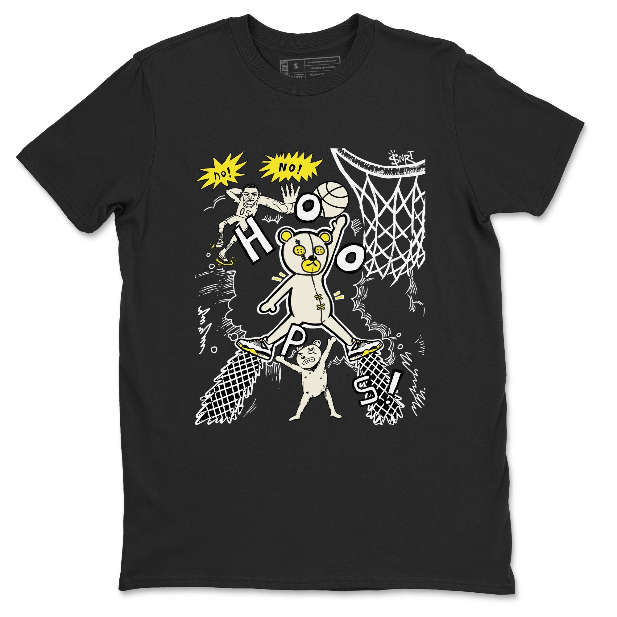 Stop The Bear snkmatch Tees - Air Jordan 4 Vivid Sulfur