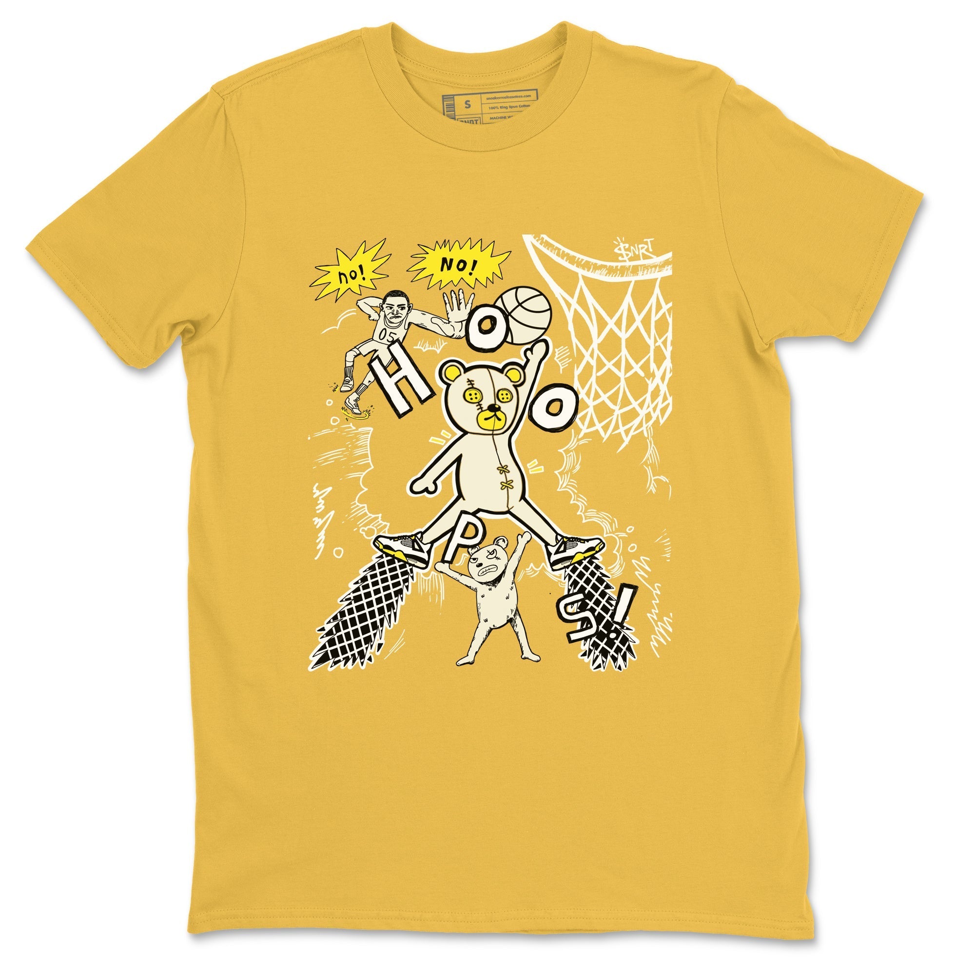 Stop The Bear snkmatch Tees - Air Jordan 4 Vivid Sulfur
