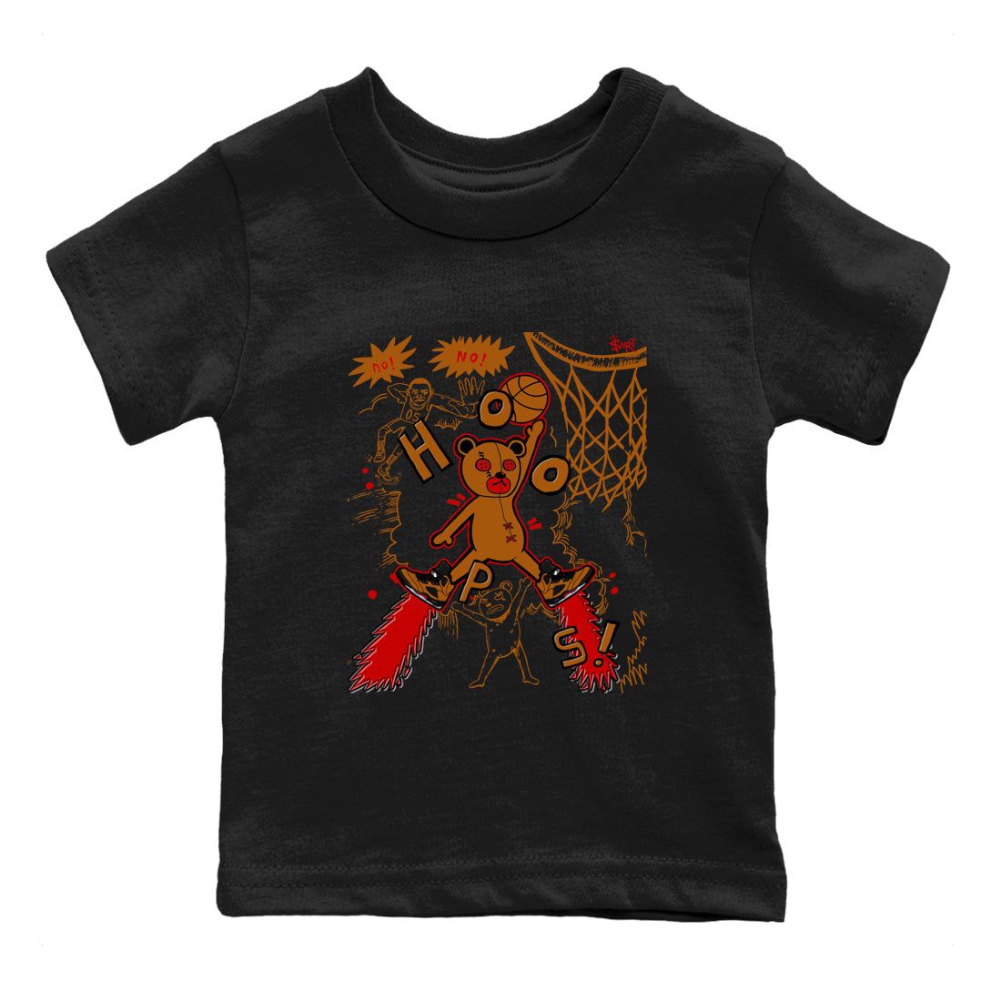 Stop The Bear snkmatch Tees Kids - Air Jordan 5 Archaeo Brown