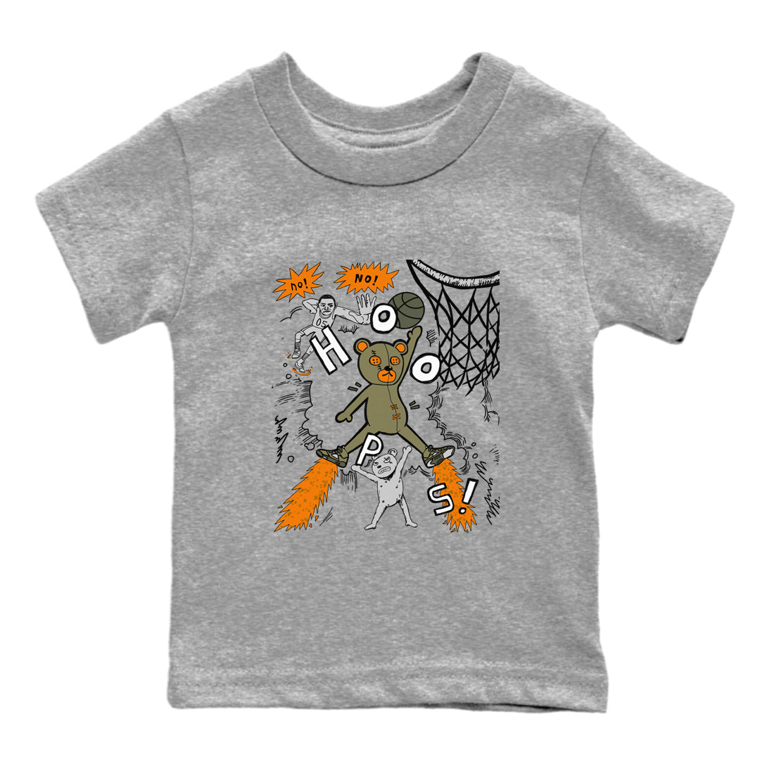 Stop The Bear snkmatch Tees Kids - Air Jordan 5 Olive