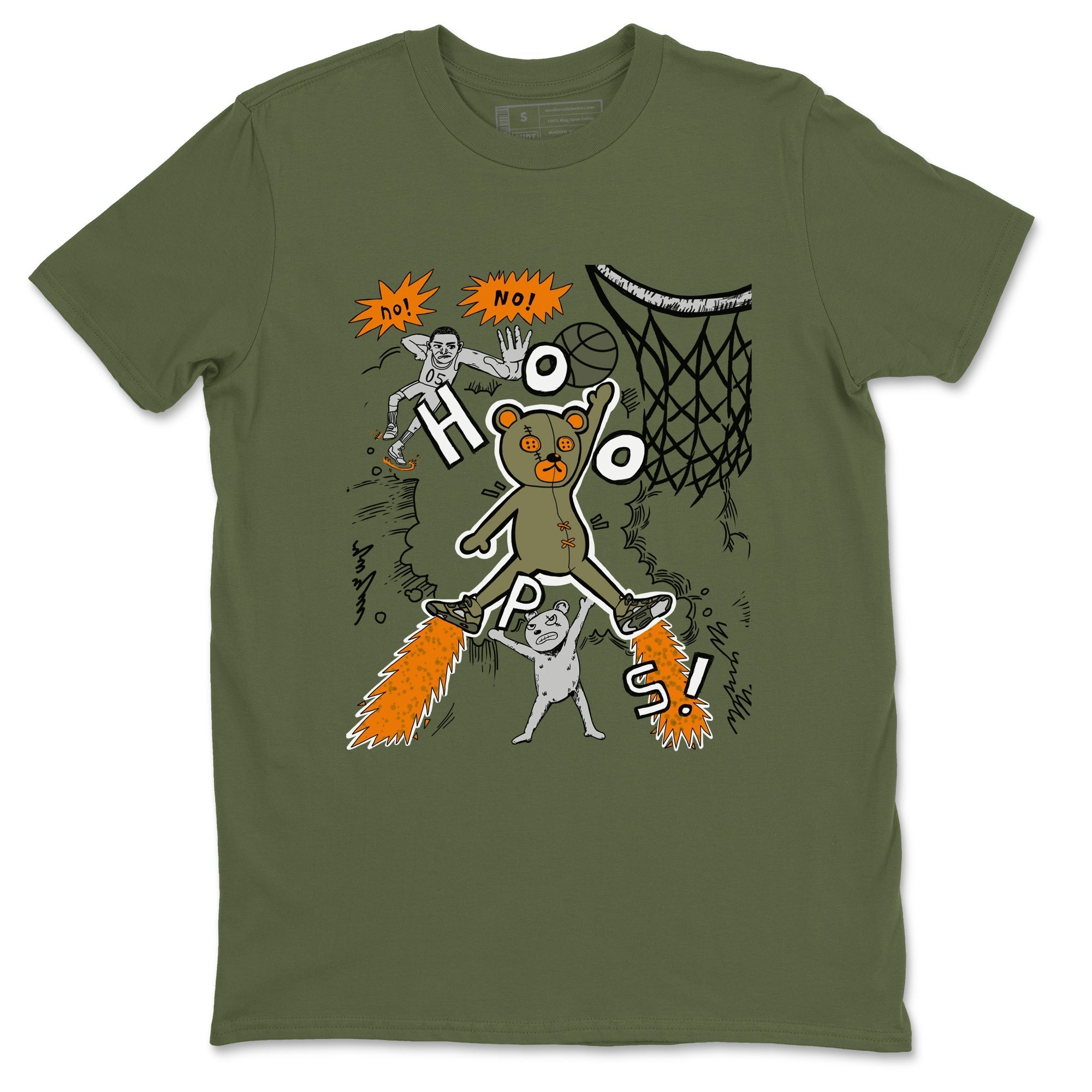 Stop The Bear snkmatch Tees - Air Jordan 5 Olive