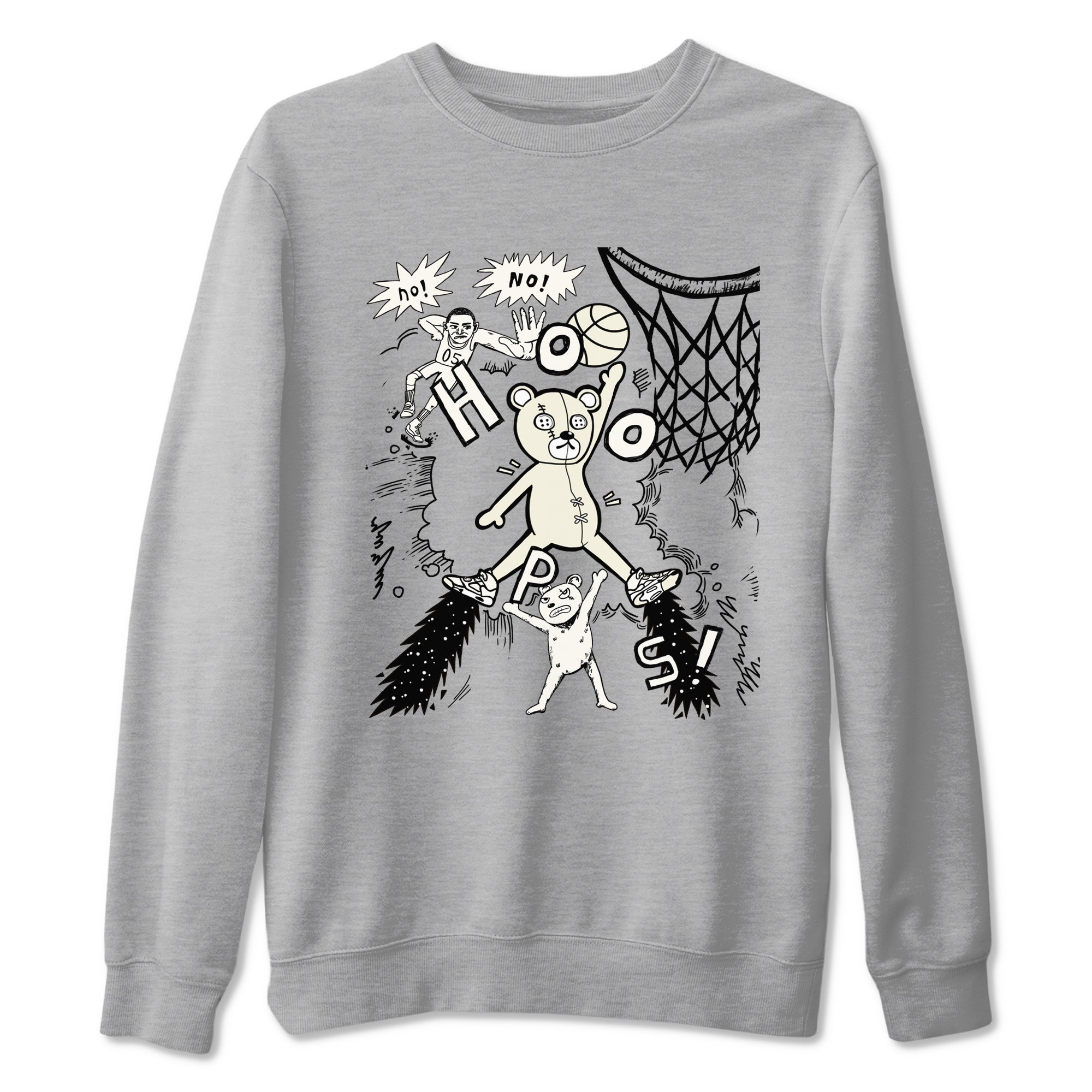 Stop The Bear snkmatch Tees - Air Jordan 5 Sail