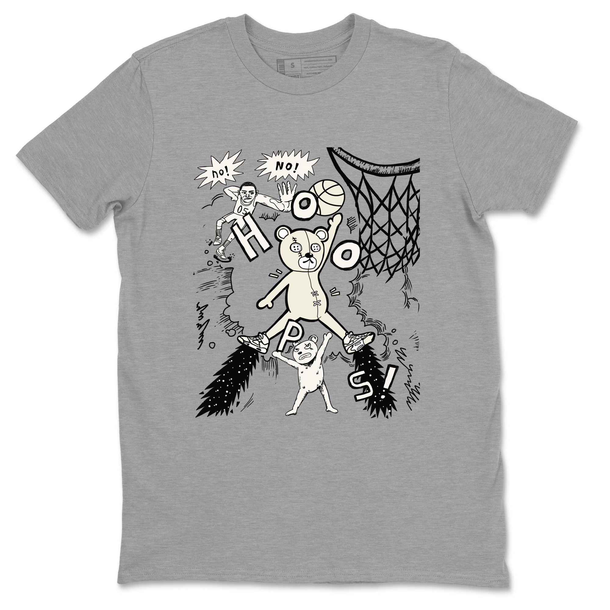 Stop The Bear snkmatch Tees - Air Jordan 5 Sail
