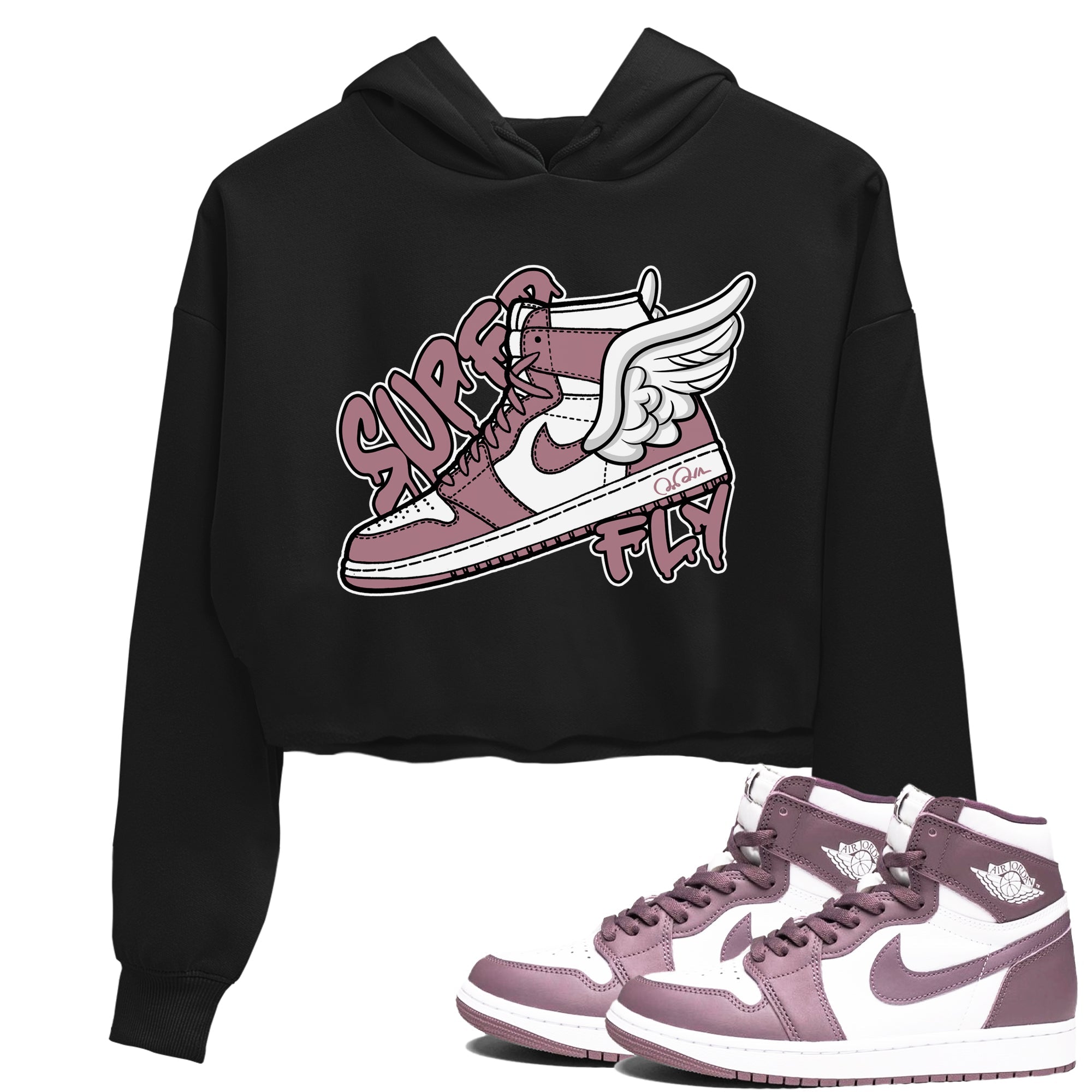 Super Fly snkmatch Women's Top - Air Jordan 1 Mauve