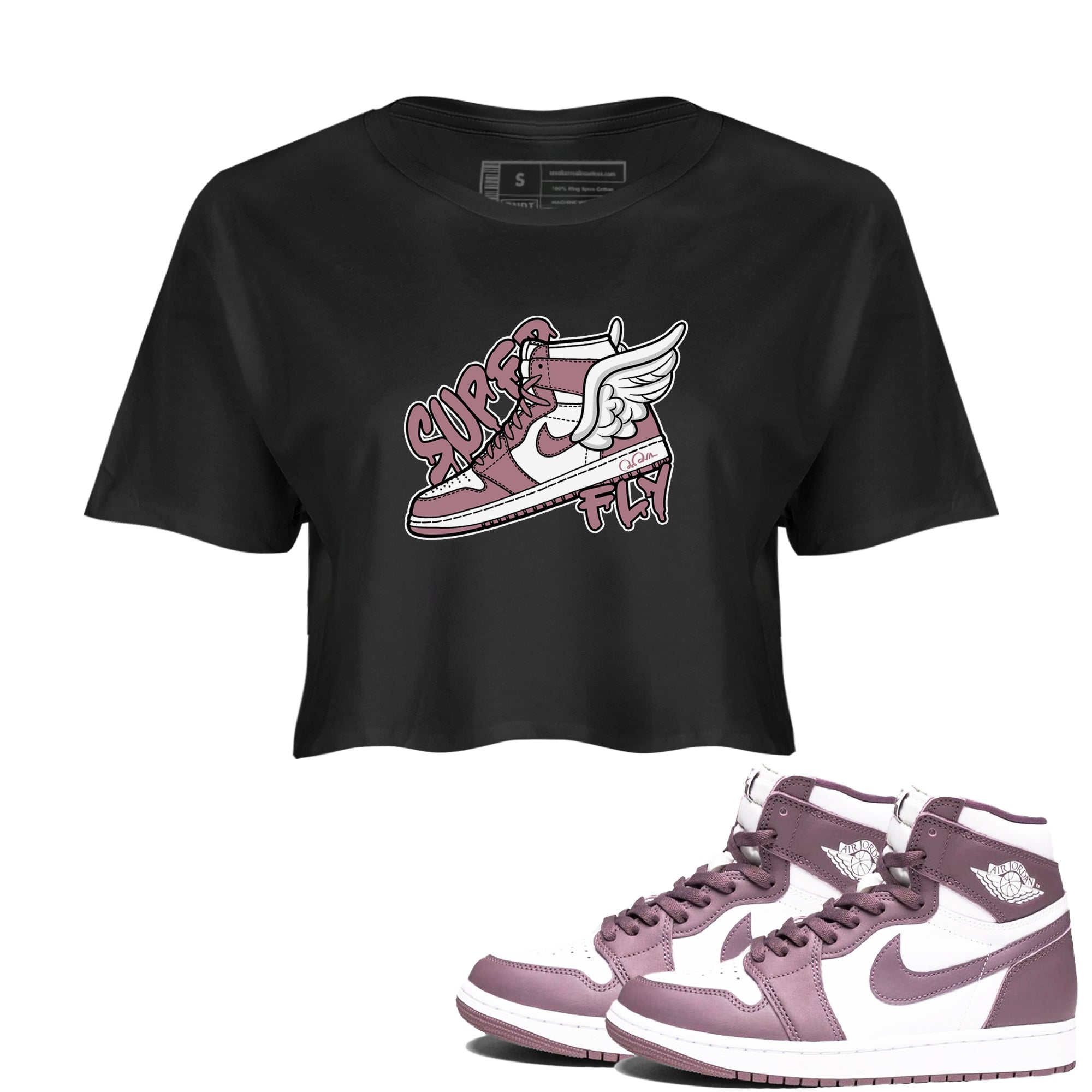 Super Fly snkmatch Women's Top - Air Jordan 1 Mauve