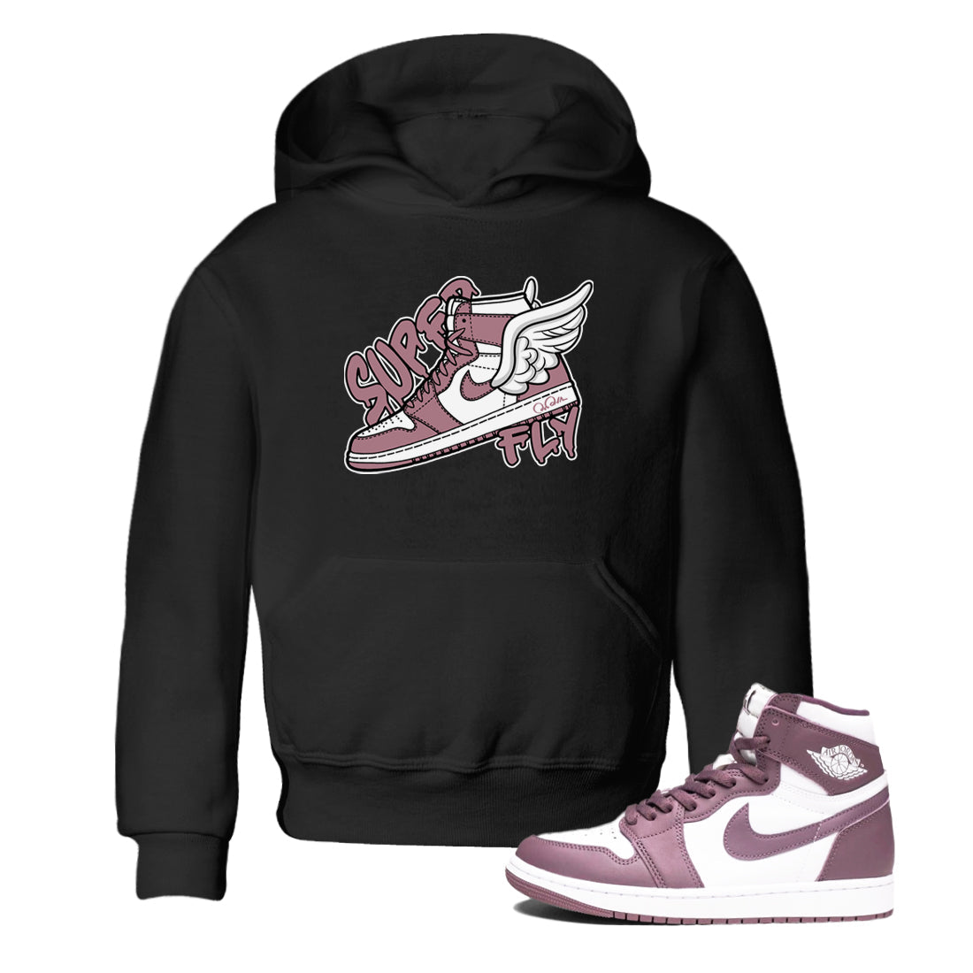 Super Fly snkmatch Tee Kids - Air Jordan 1 Mauve