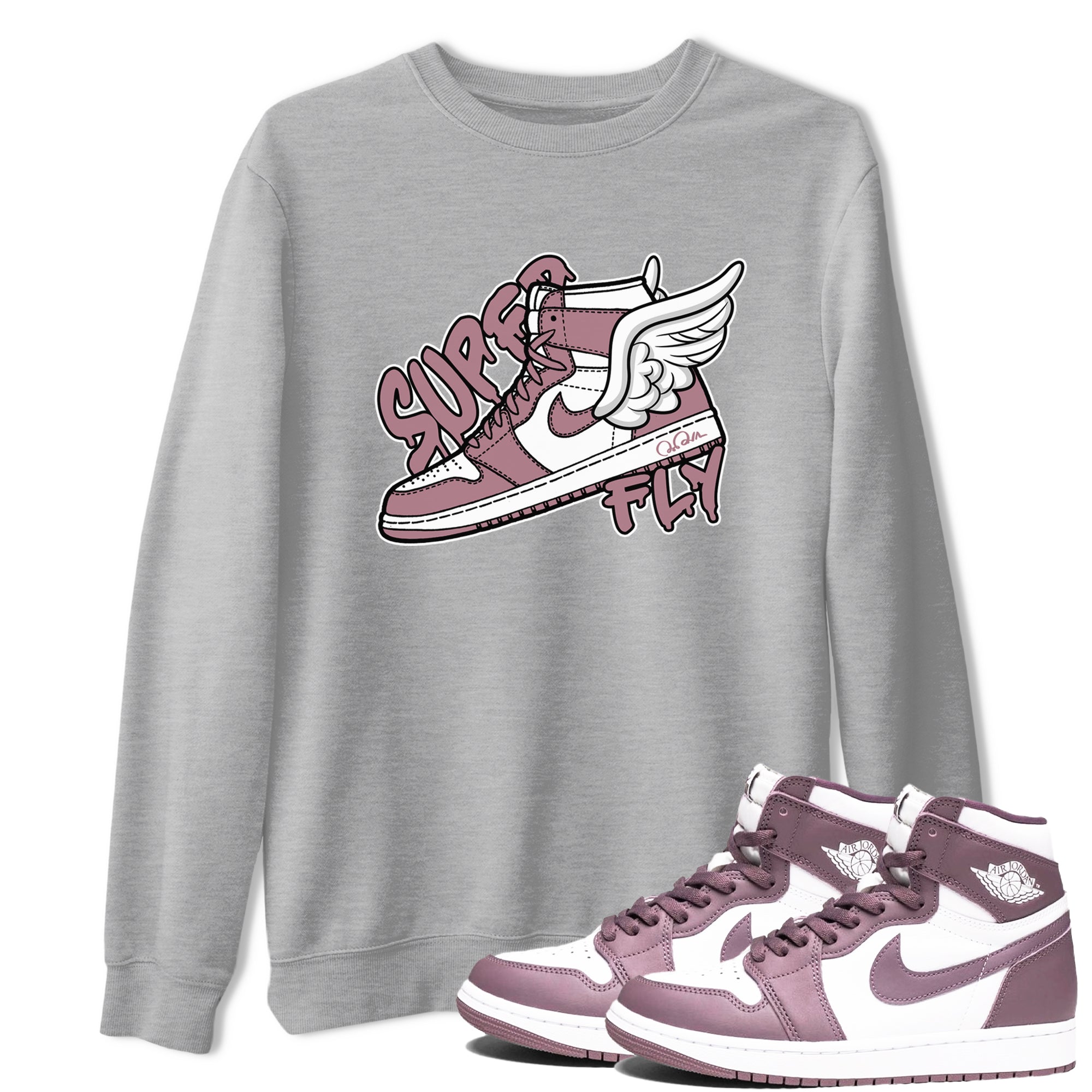 Super Fly snkmatch Tee - Air Jordan 1 Mauve