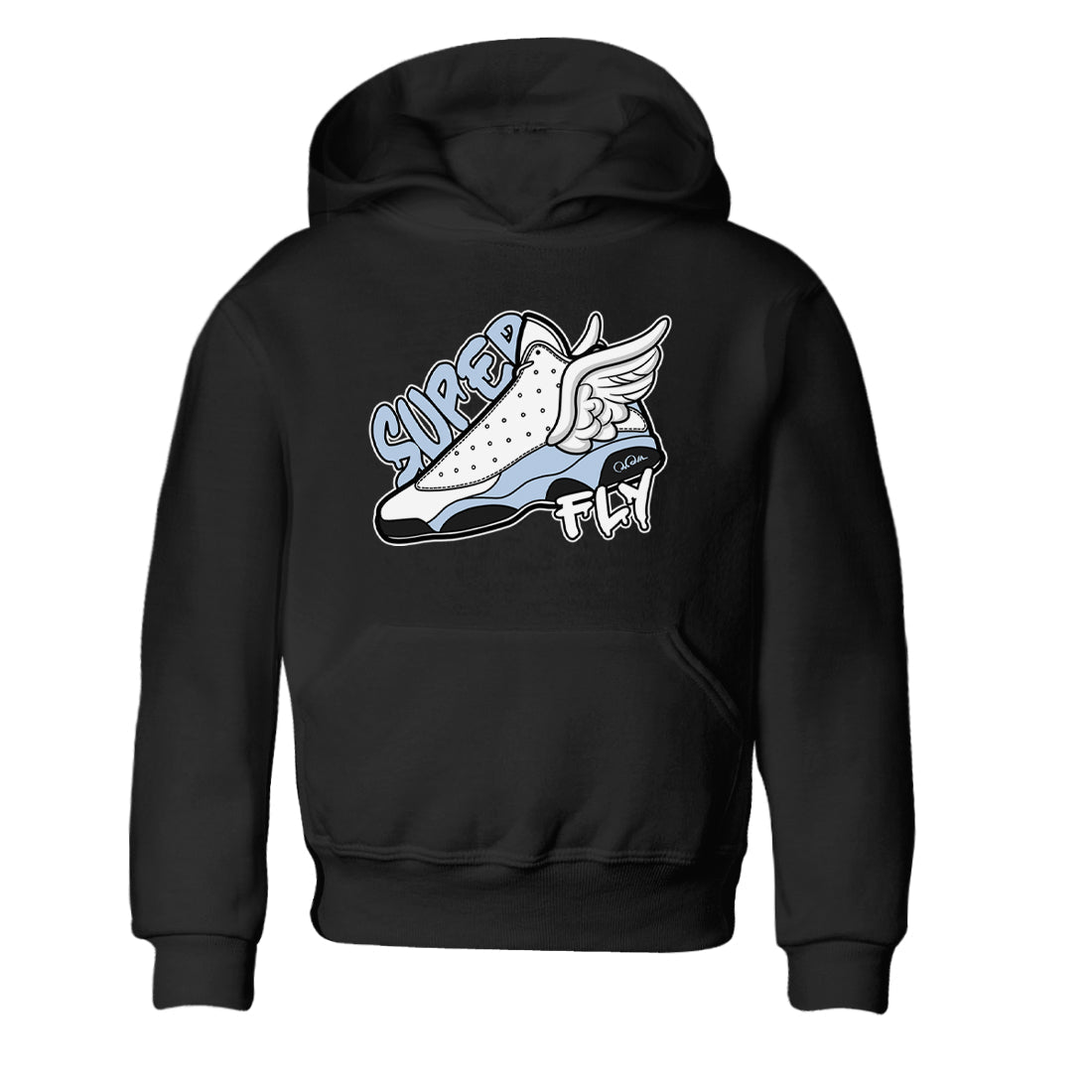 Super Fly snkmatch Tees Kids - Air Jordan 13 Blue Grey