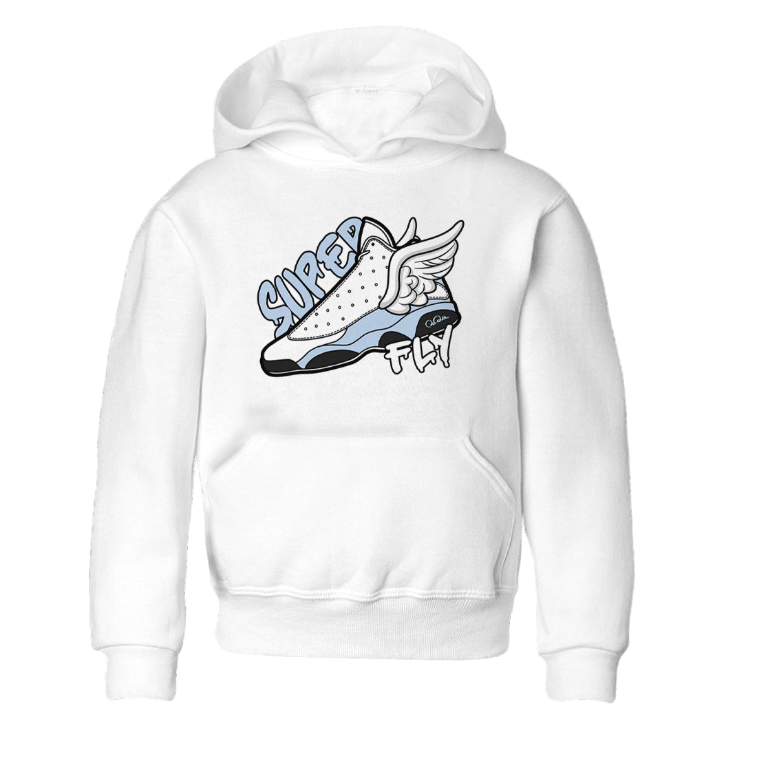 Super Fly snkmatch Tees Kids - Air Jordan 13 Blue Grey