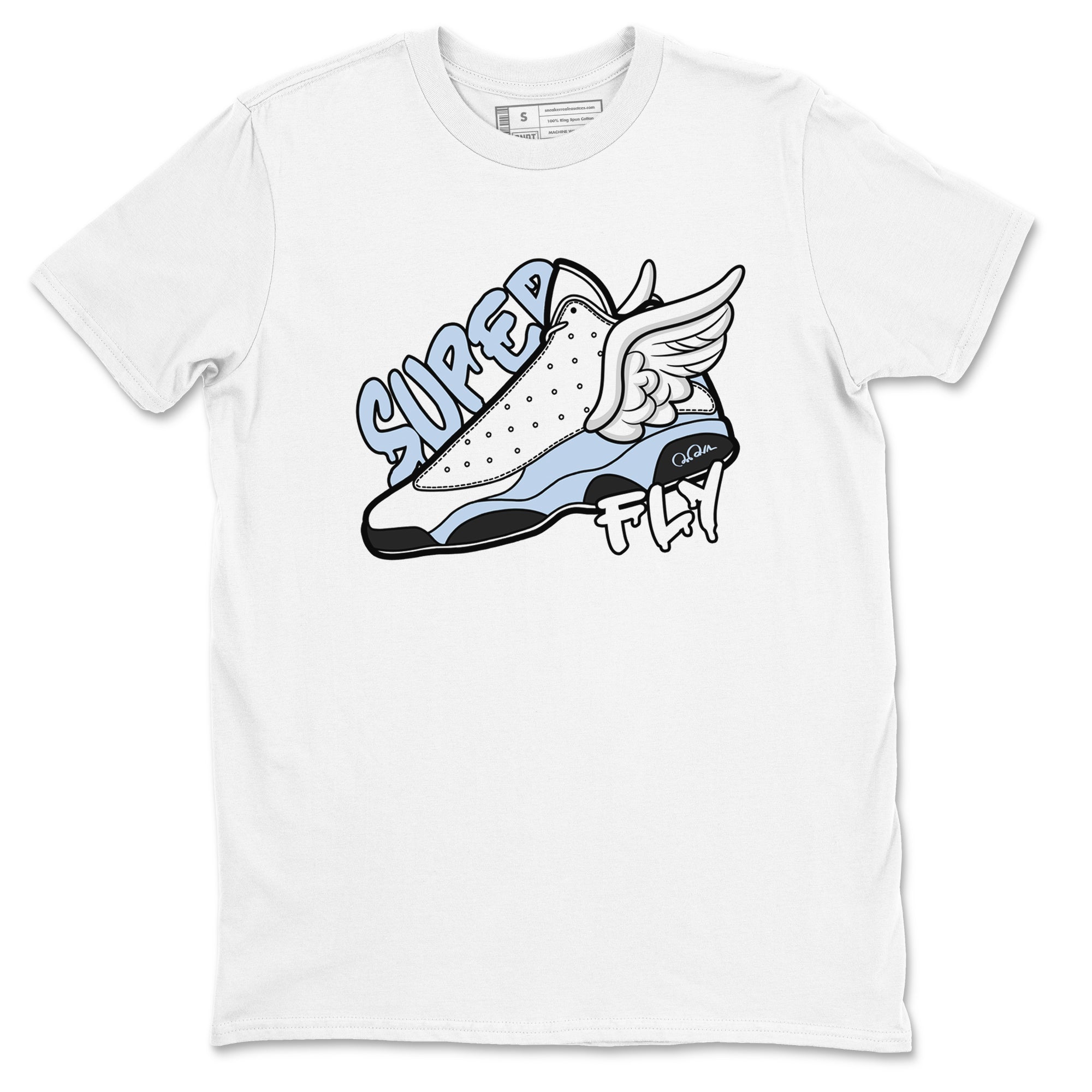 Super Fly snkmatch Tees - Air Jordan 13 Blue Grey