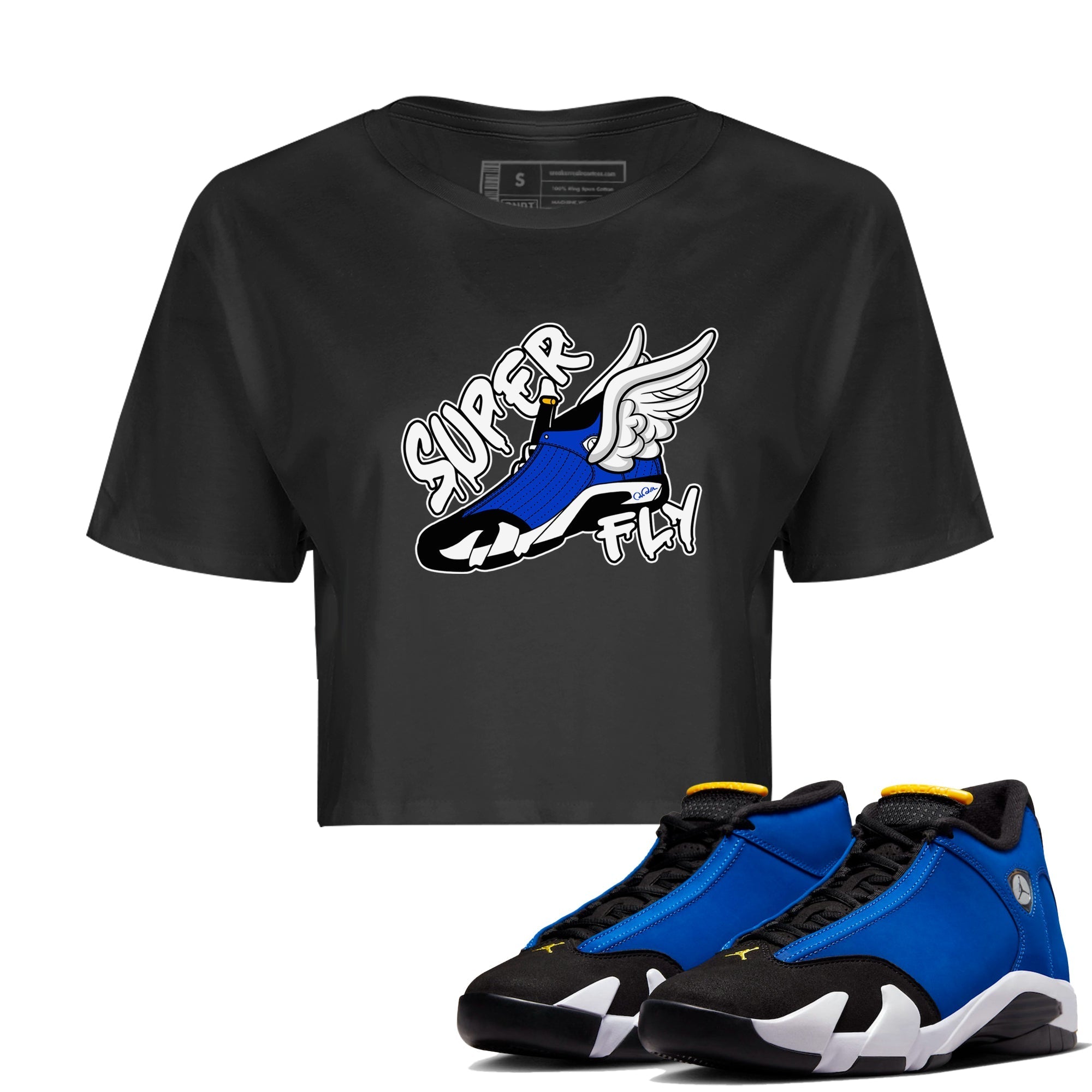 Super Fly Women's Tops - Air Jordan 14 Laney