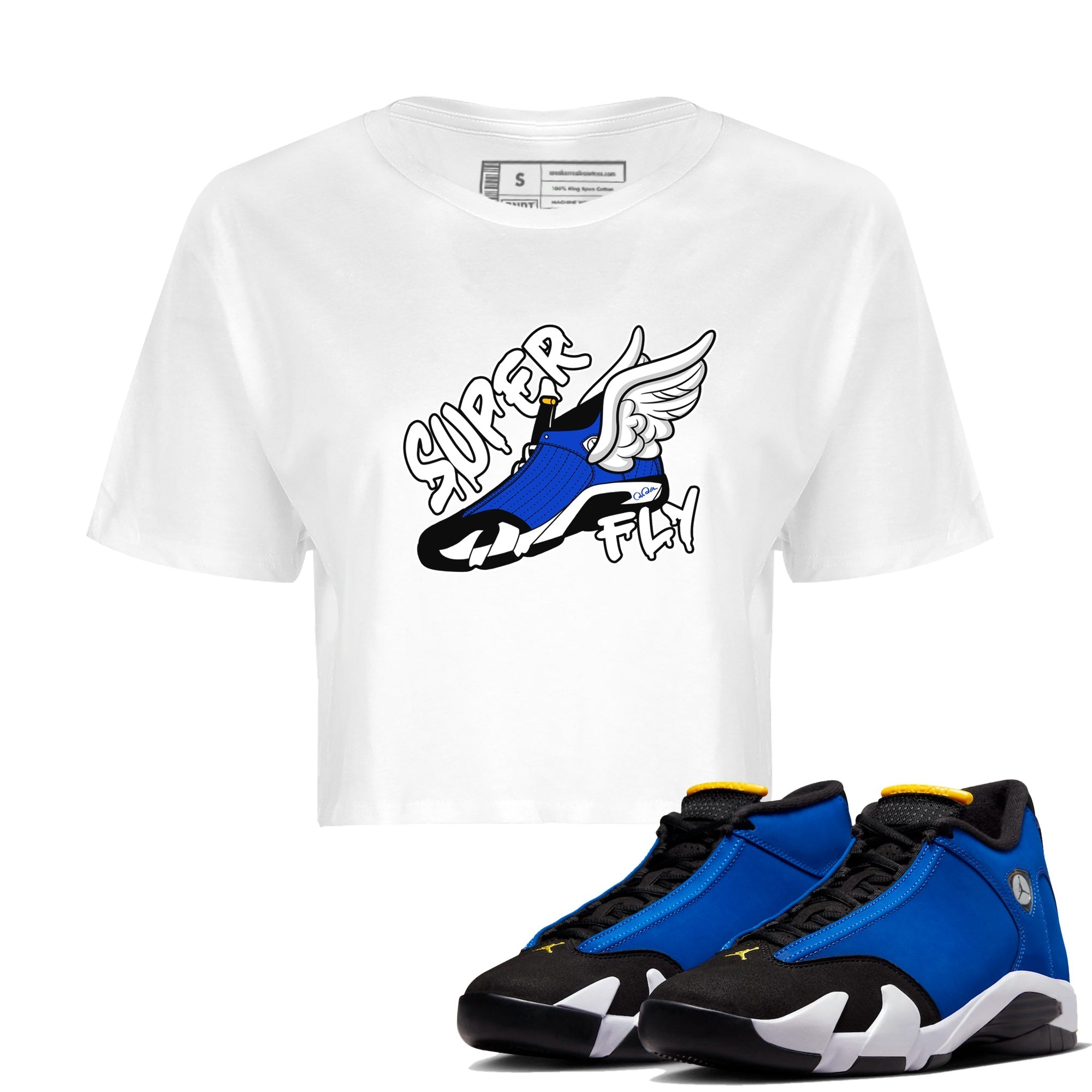 Super Fly Women's Tops - Air Jordan 14 Laney