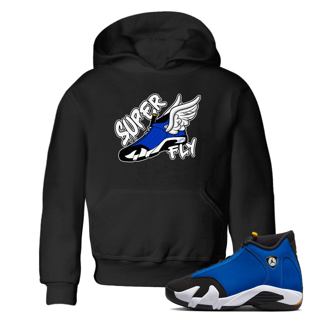 Super Fly Kids Tops - Air Jordan 14 Laney